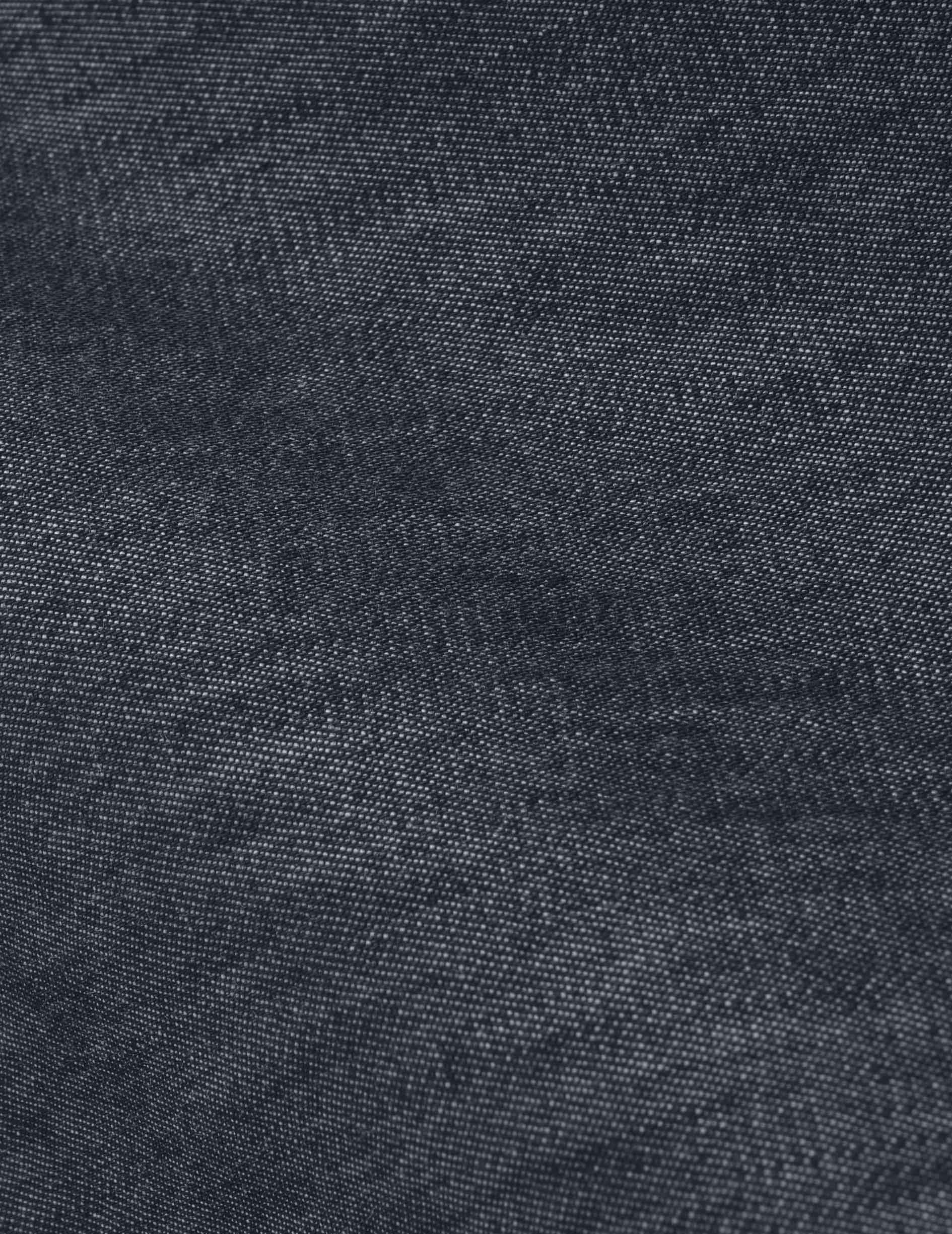 Mathias navy shirt - Denim - Officier Collar