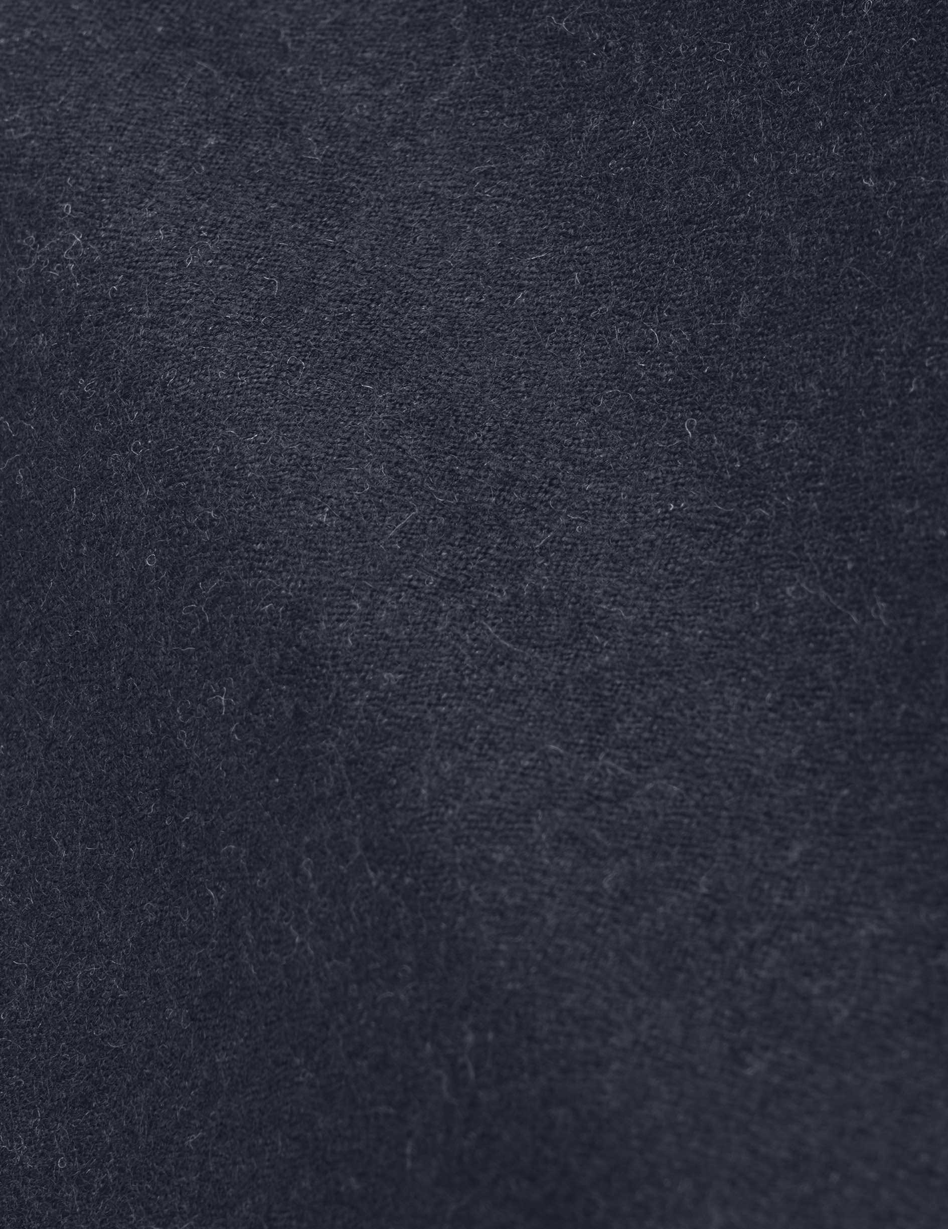 Nael overshirt in navy virgin wool - Virgin wool - Shirt Collar