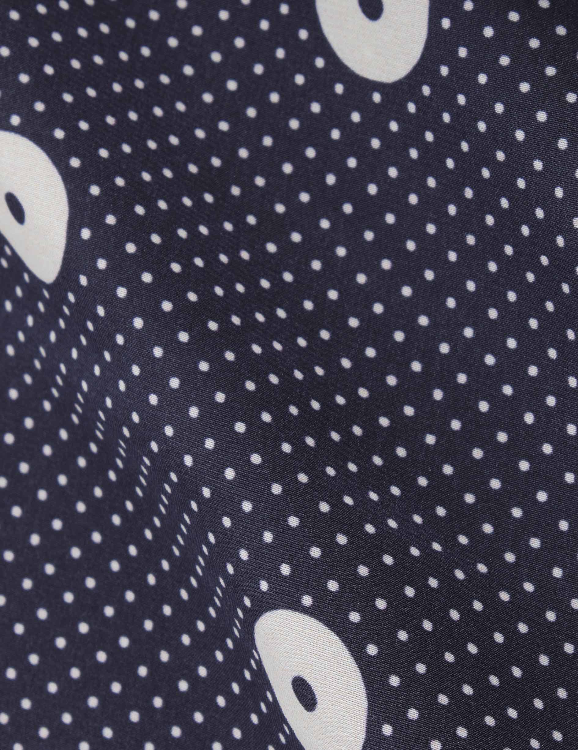 Navy crepe Nina shorts