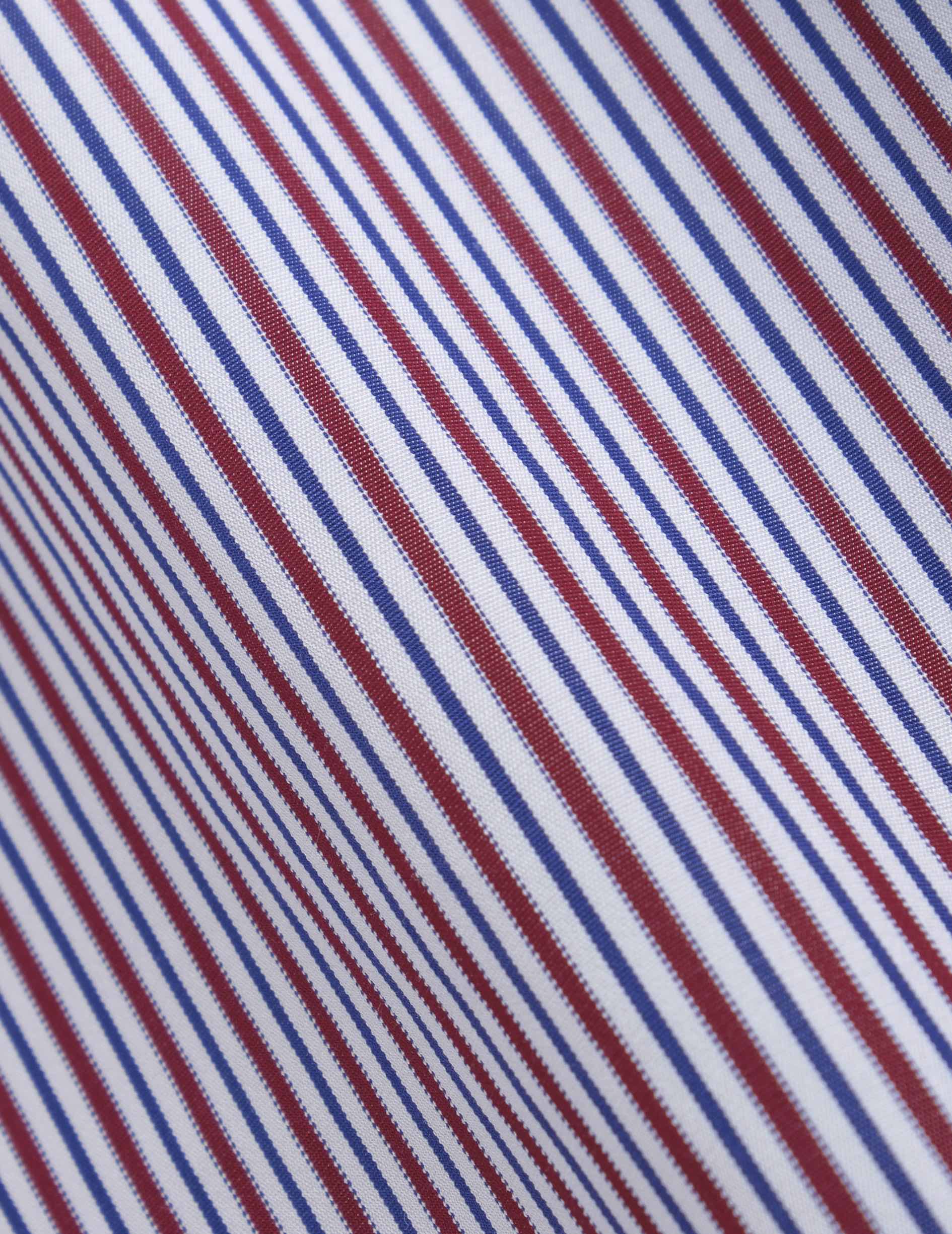 Burgundy Nolita shirt - Poplin - Shirt Collar