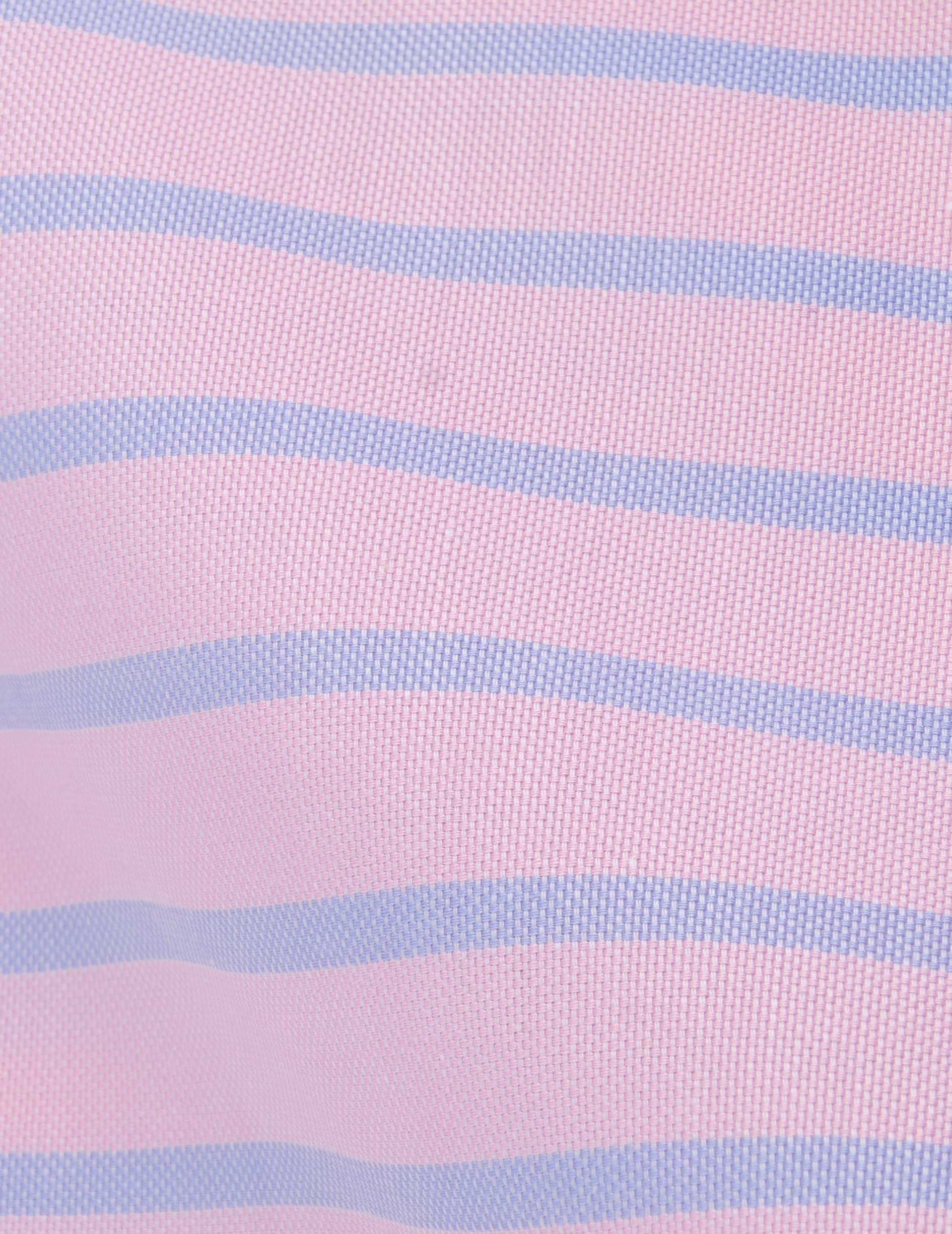 Pink striped oxford Norine shorts