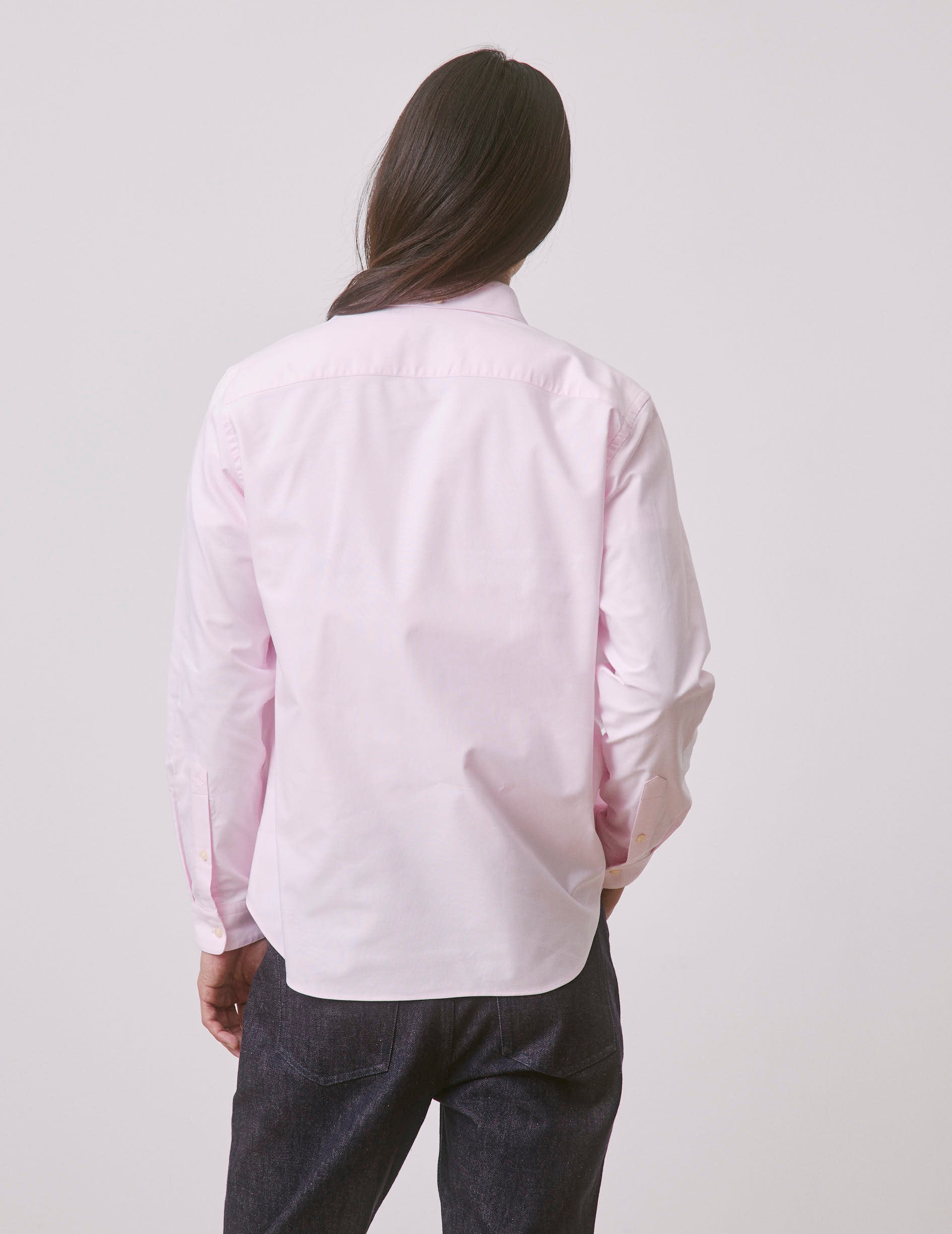 Light pink Aristote shirt - Oxford - Italian Collar