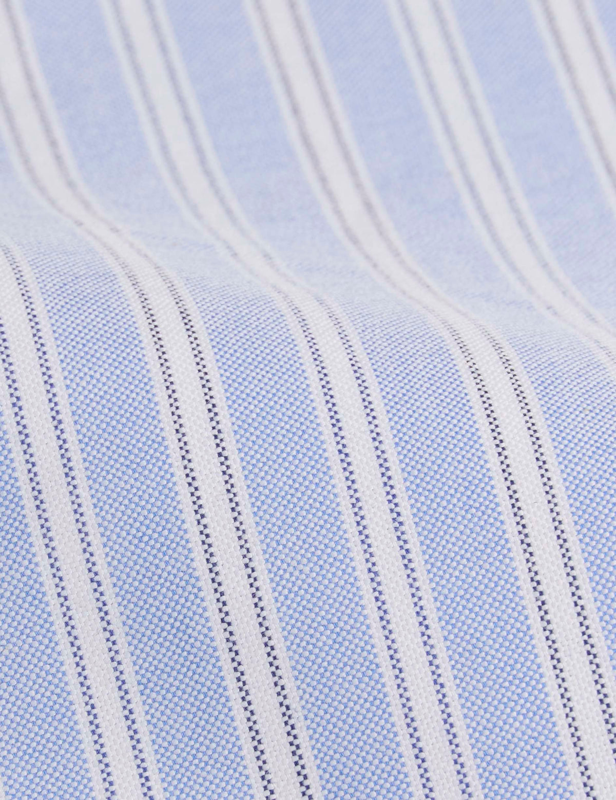 Blue striped Arnold shirt - Oxford - Prodigious Collar
