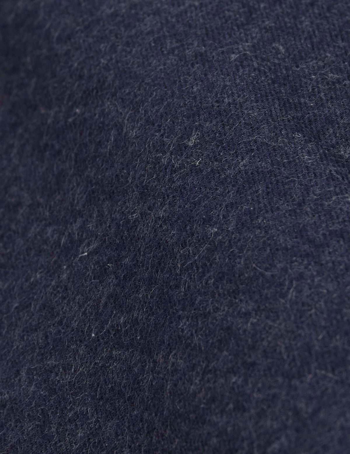Navy blue flannel Carl shirt - Flannel - Carl Collar