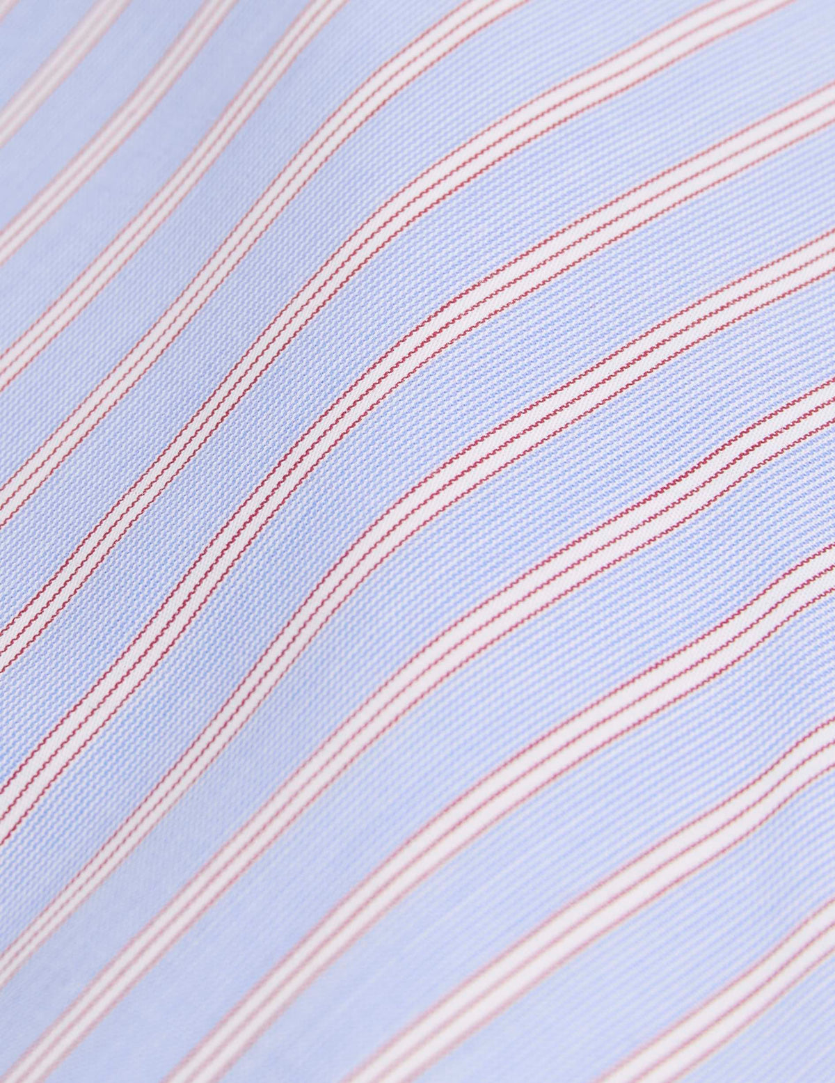Blue striped Carl shirt - Poplin - Carl Collar