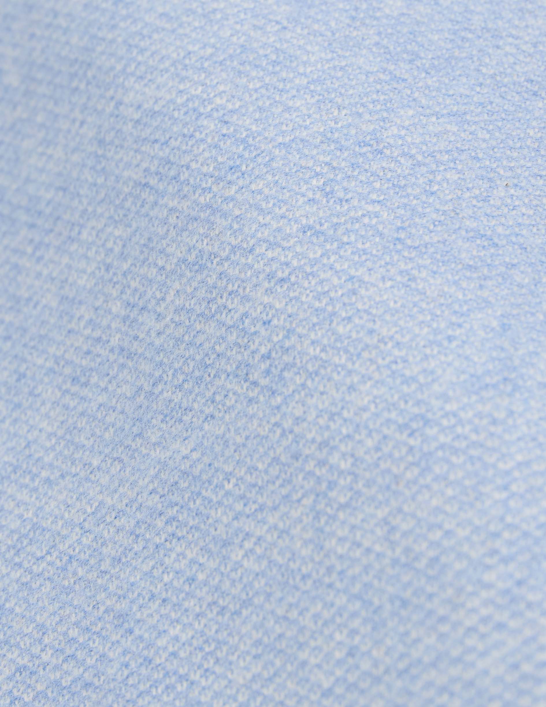 Light blue flannel Carl shirt - Flannel - Carl Collar