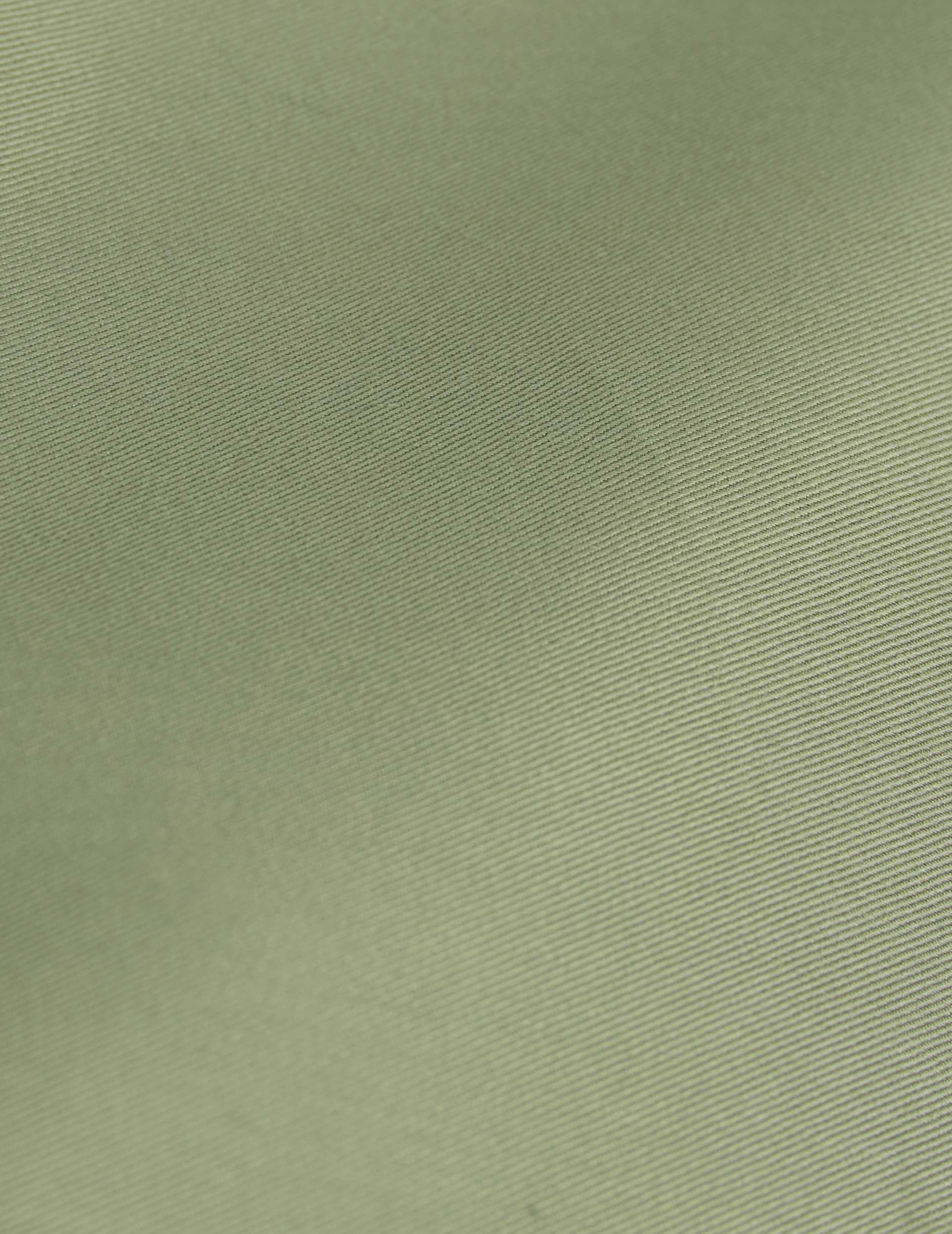 Semi-fitted khaki shirt - Twill - Figaret Collar