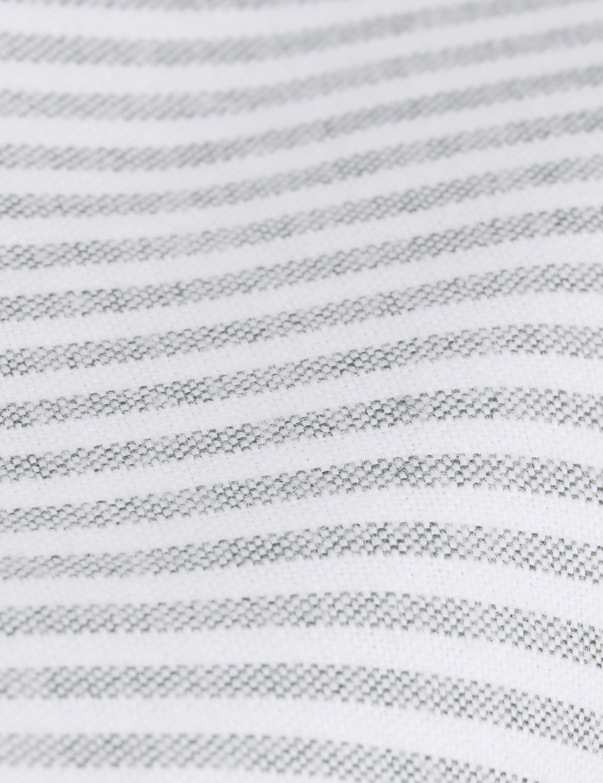 Green striped Gabriel shirt - brushed oxford - American Collar