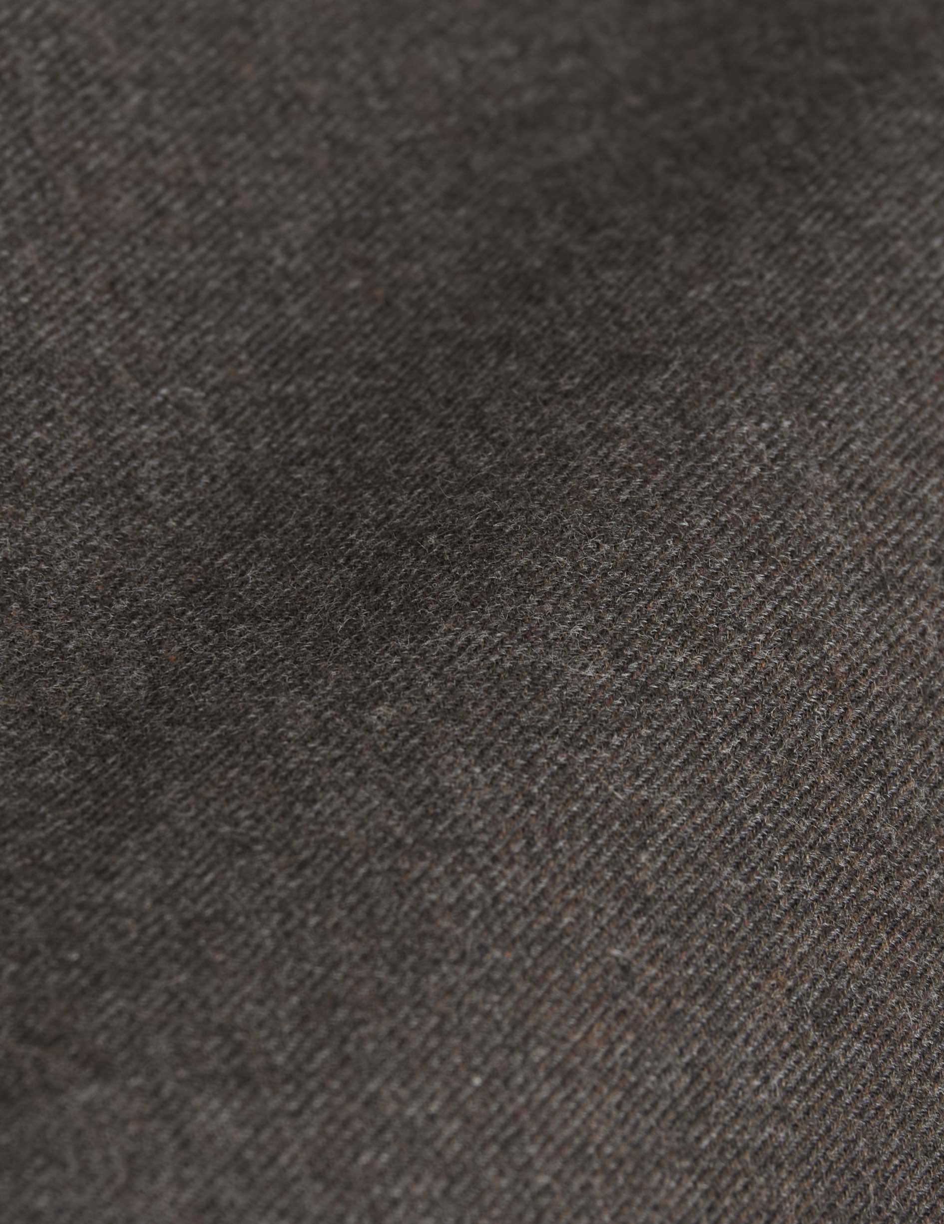 Brown flannel Gaspard shirt - Flannel - American Collar