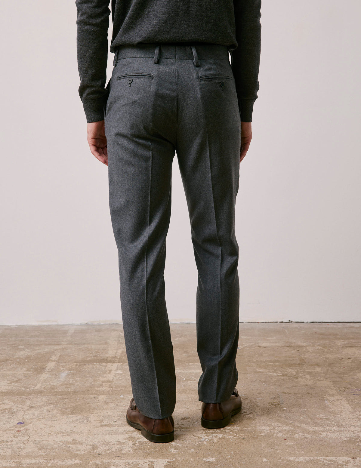 Greyson suit pants in grey flannel