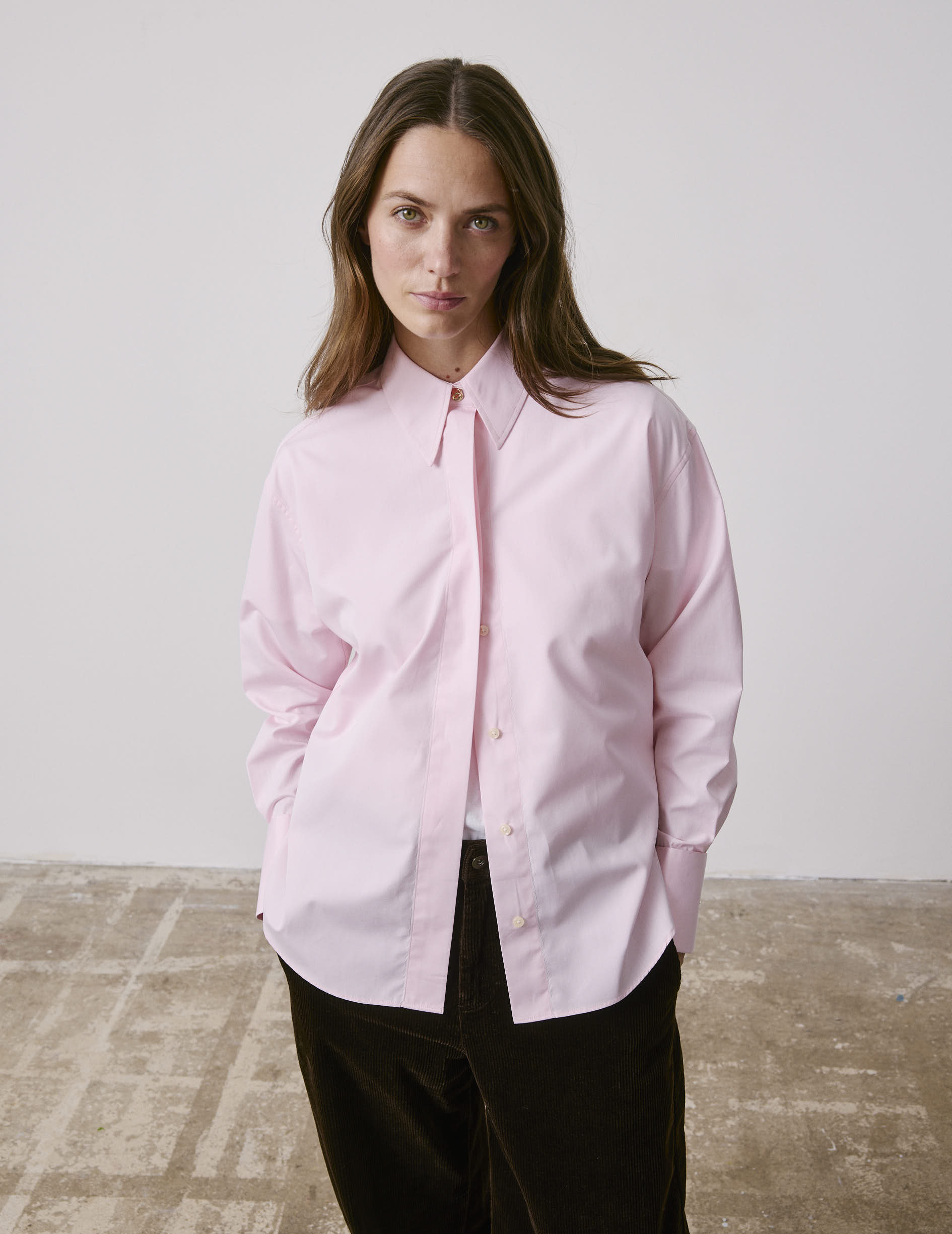 light pink dress shirt hidden placket Irisa Color:Dark Maritime Sequin Fit and Flare While the fabric may Christian-Dior