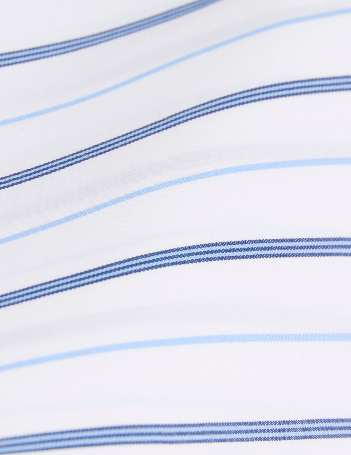 Classic blue striped shirt - Poplin - Italian Collar
