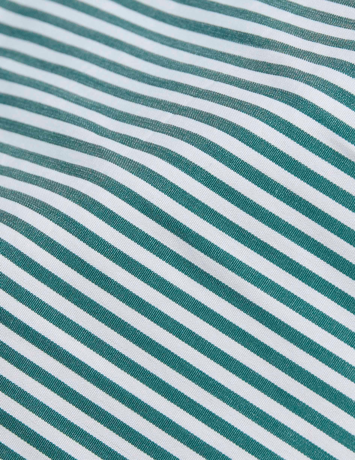 Green striped poplin Louise pajamas