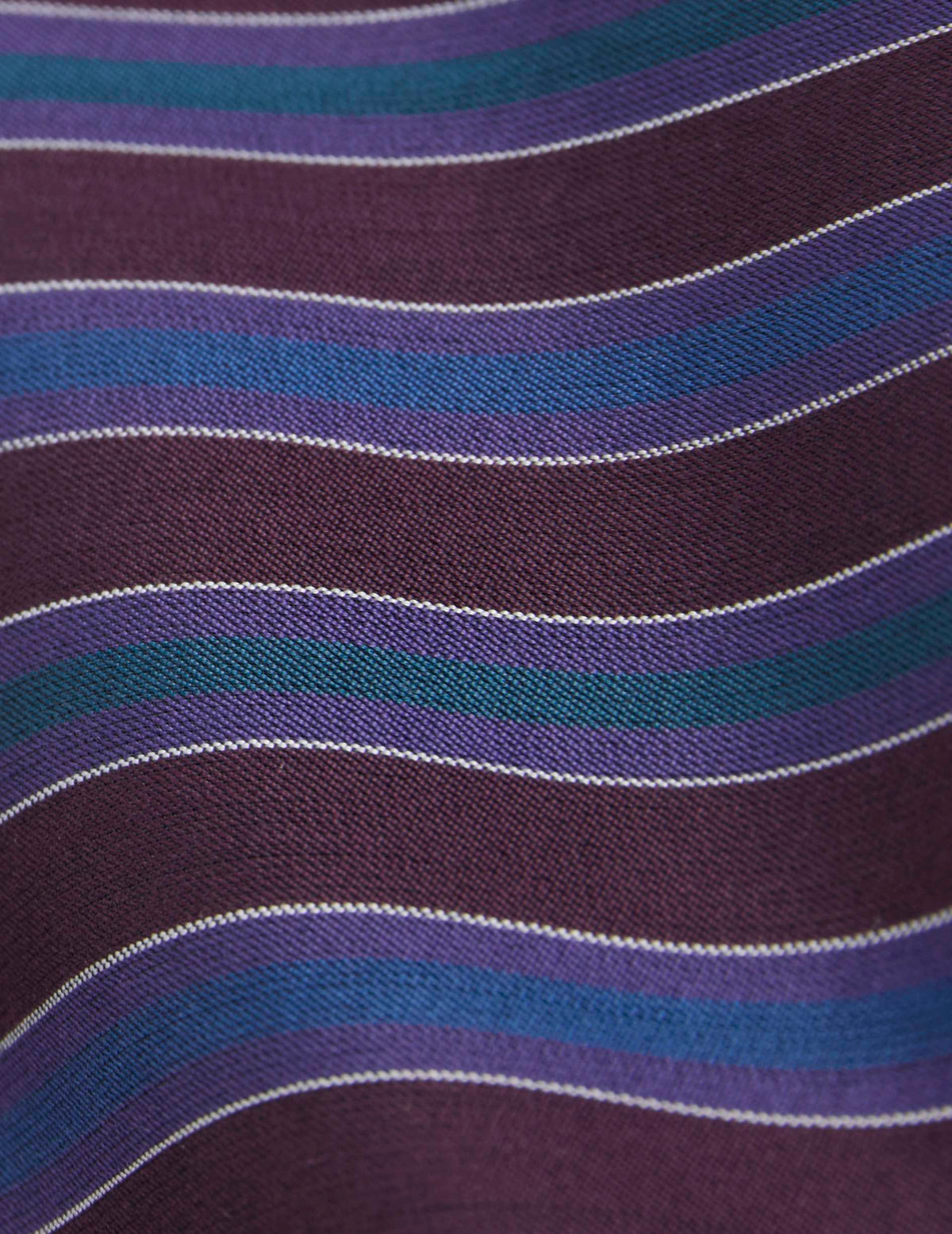 Purple striped Marion shirt - Poplin - Shirt Collar