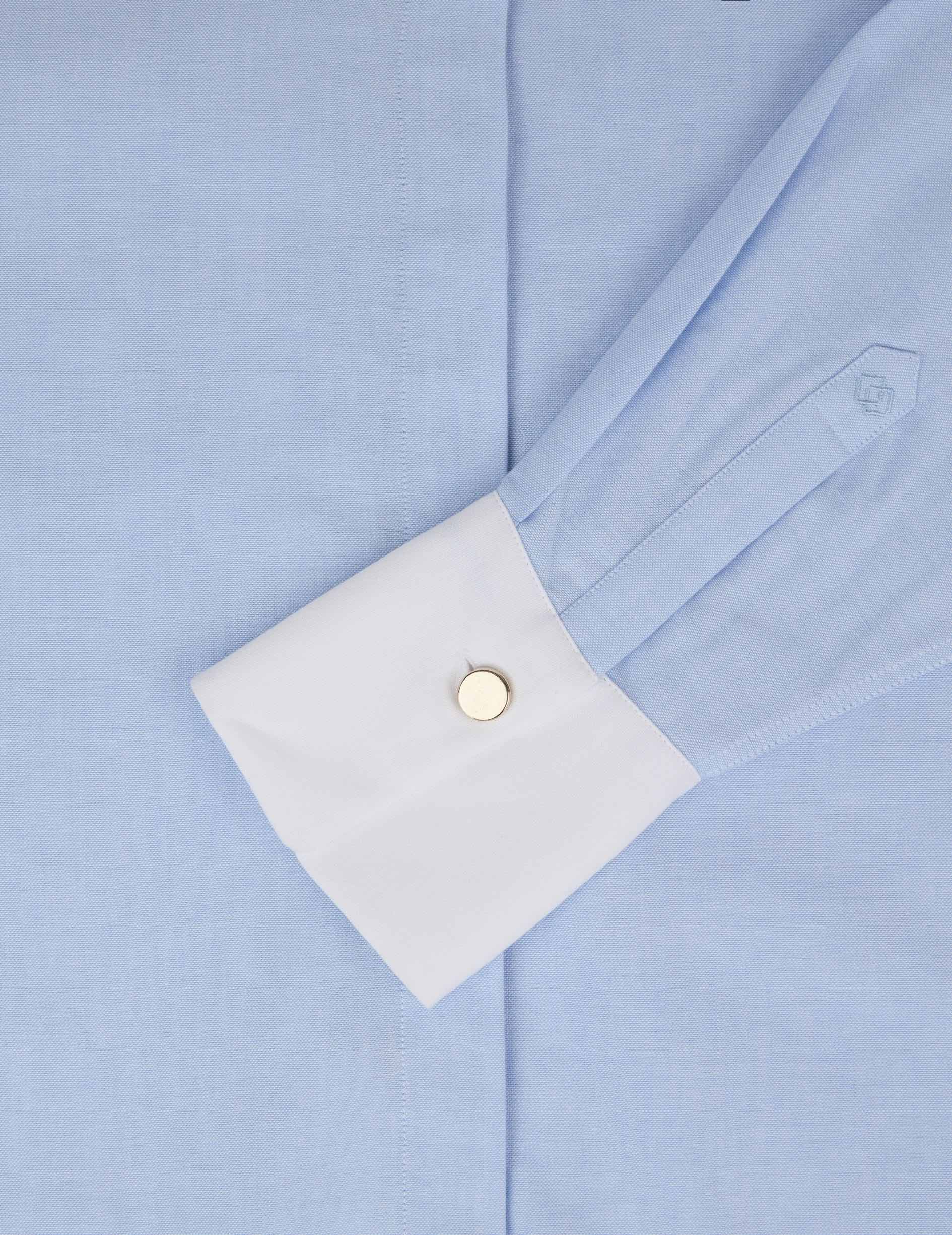 Blue Mathéa shirt - Oxford - Shirt Collar