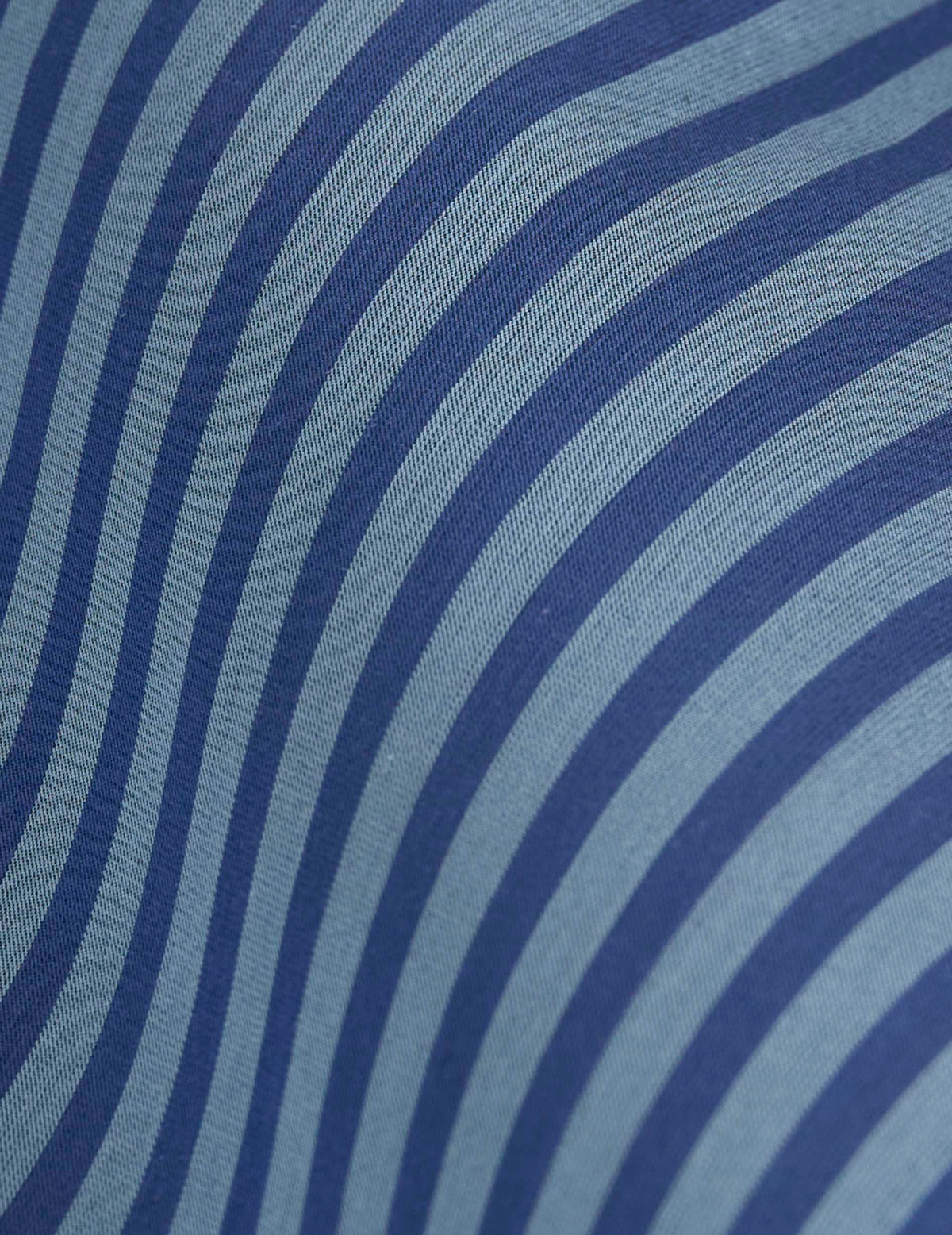 Blue striped Phillie blouse - Poplin - Victorian Collar