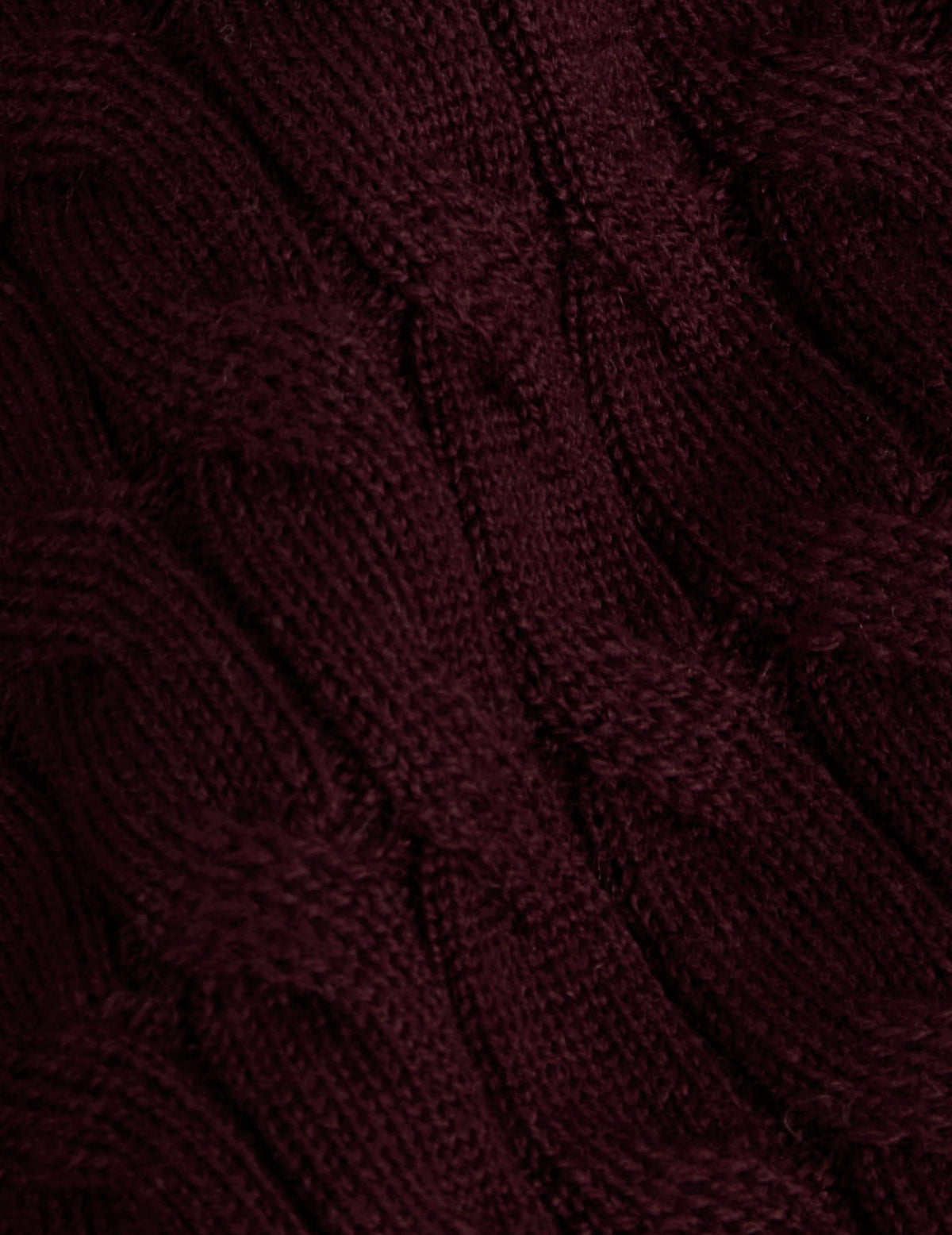 Burgundy merino wool Piersen sweater