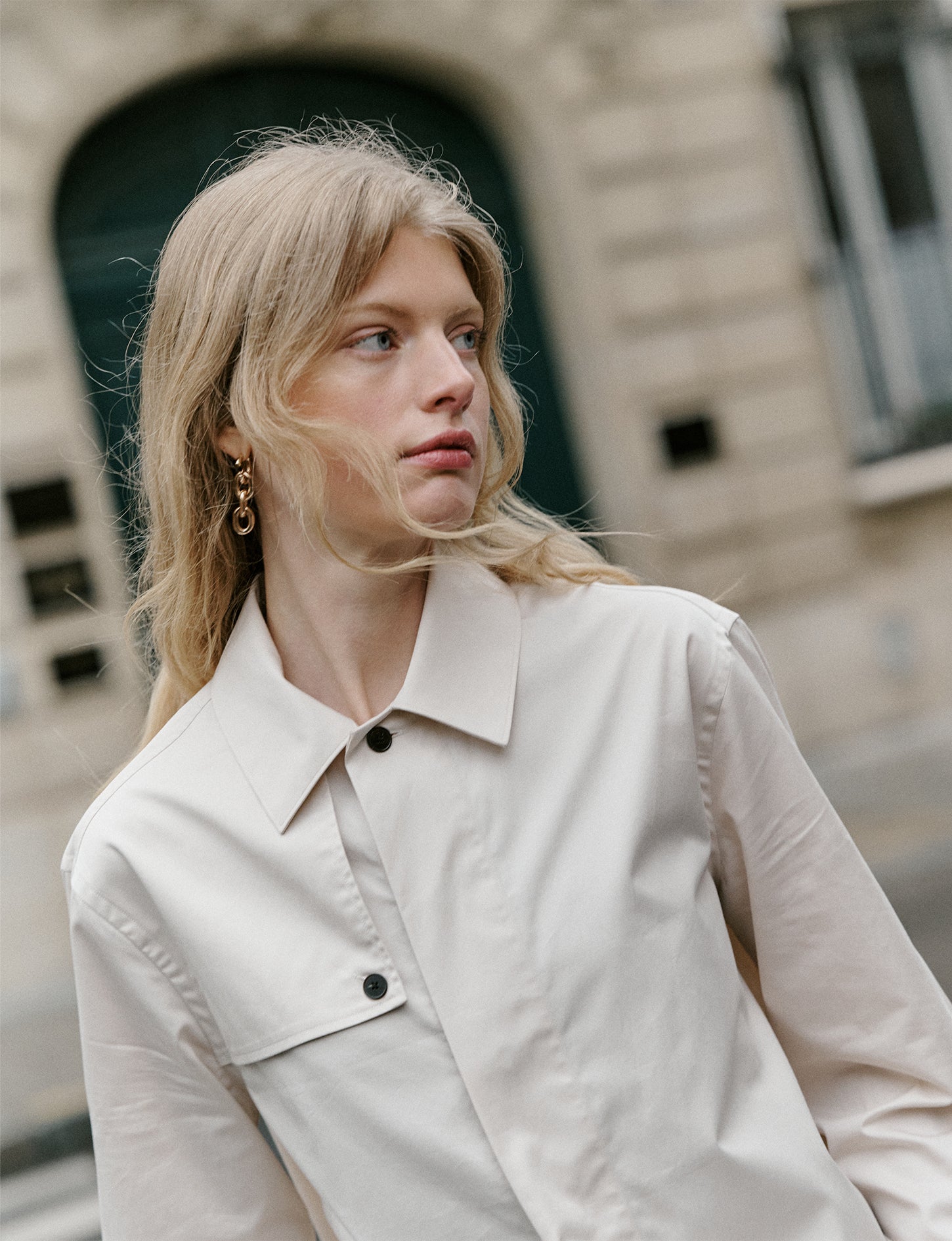 ecru Saint-Germain shirt - Twill - Shirt Collar