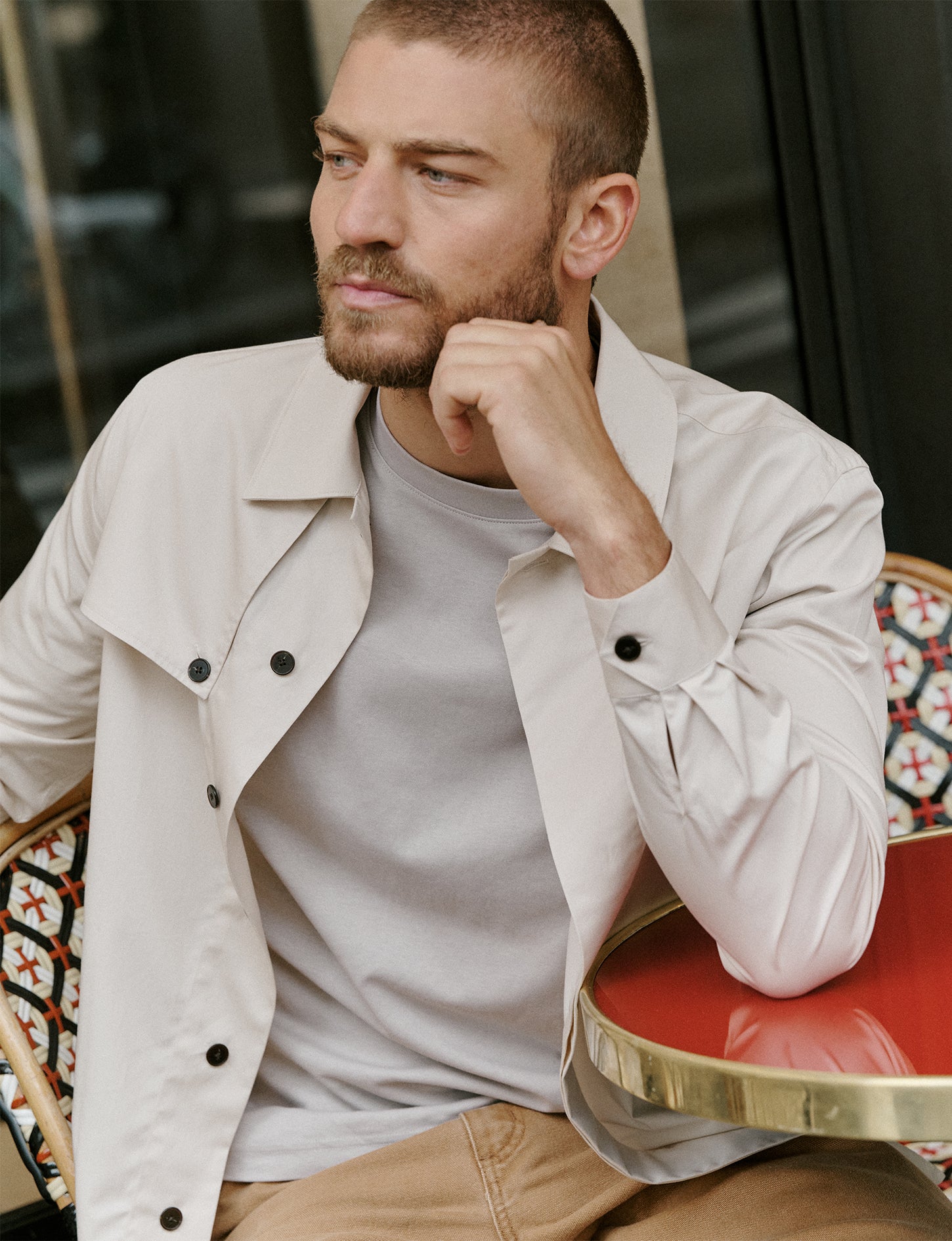 ecru Saint-Germain shirt - Twill - Shirt Collar