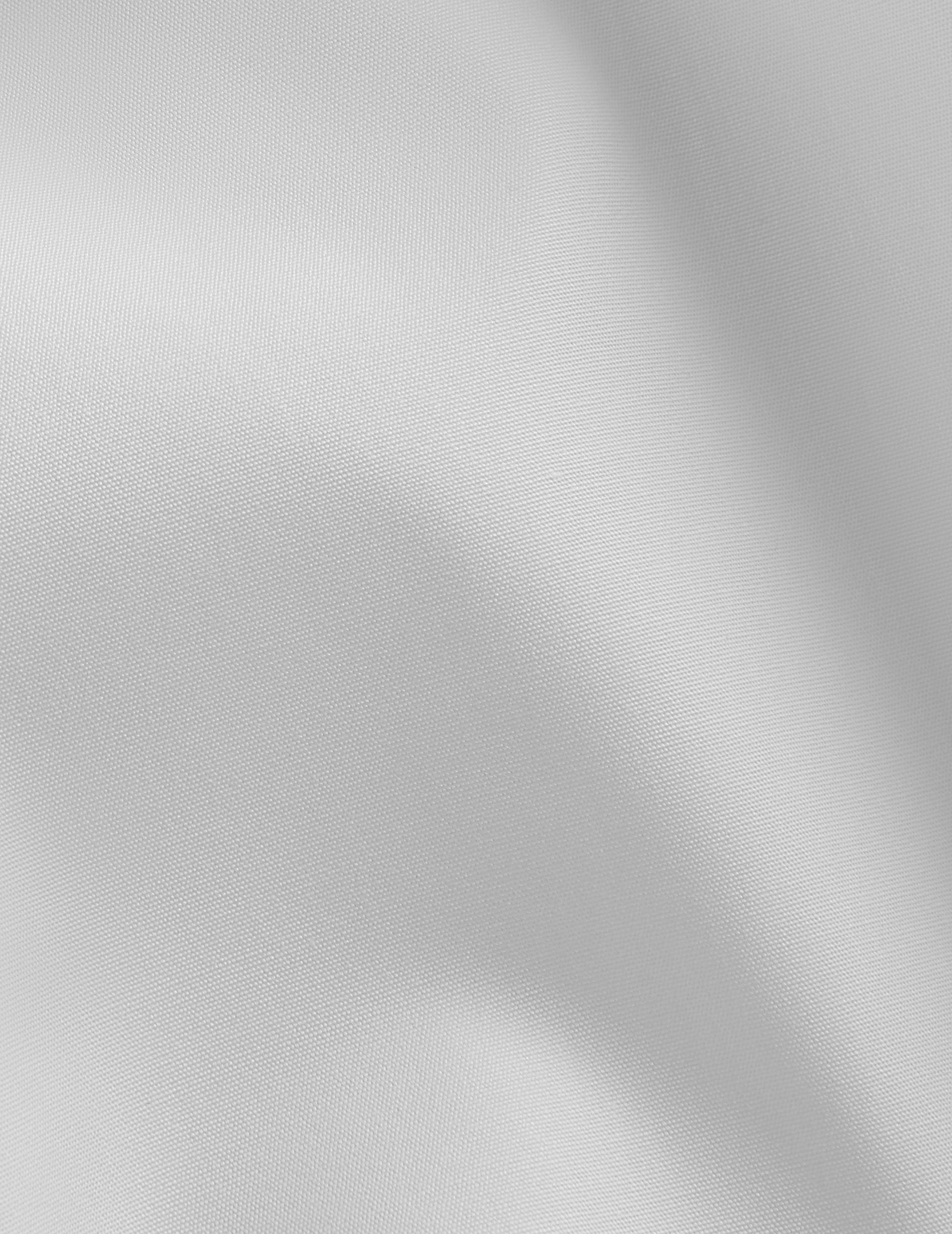 Fitted white easy-iron shirt - Poplin - Figaret Collar - Easy-iron