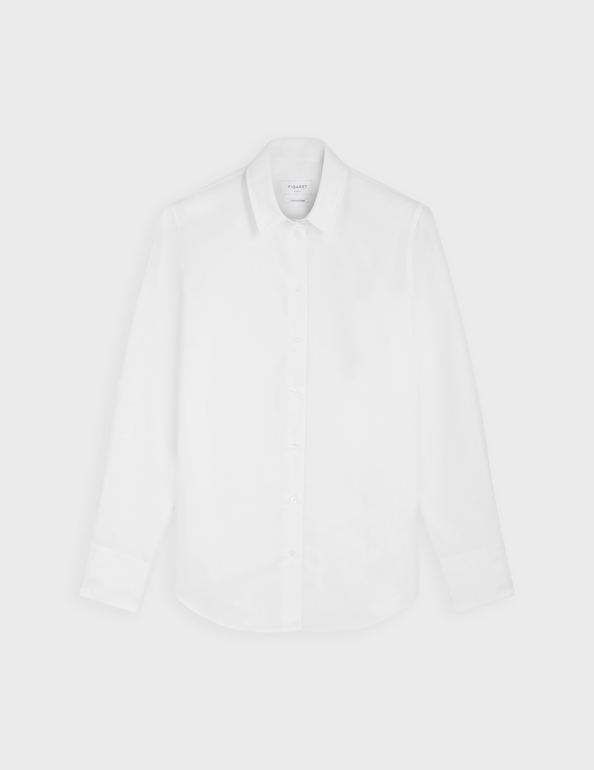 White easy-iron Marion shirt - Poplin - Easy-iron