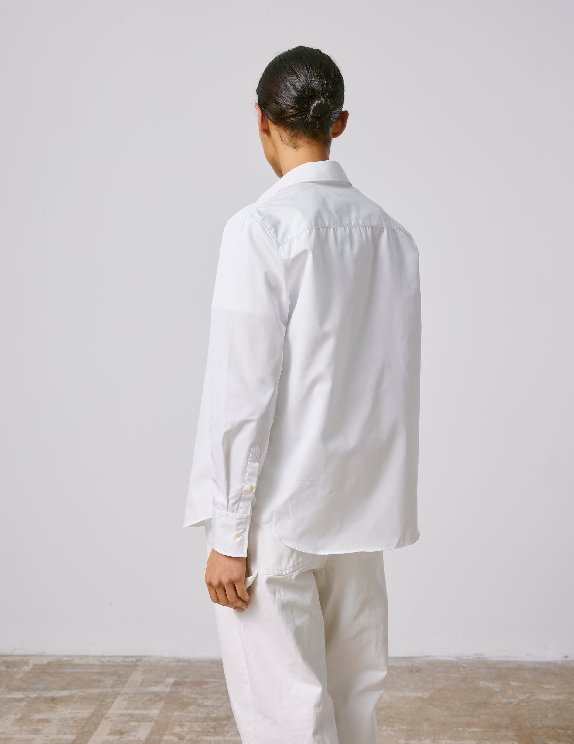 White easy-iron Marion shirt - Poplin - Easy-iron
