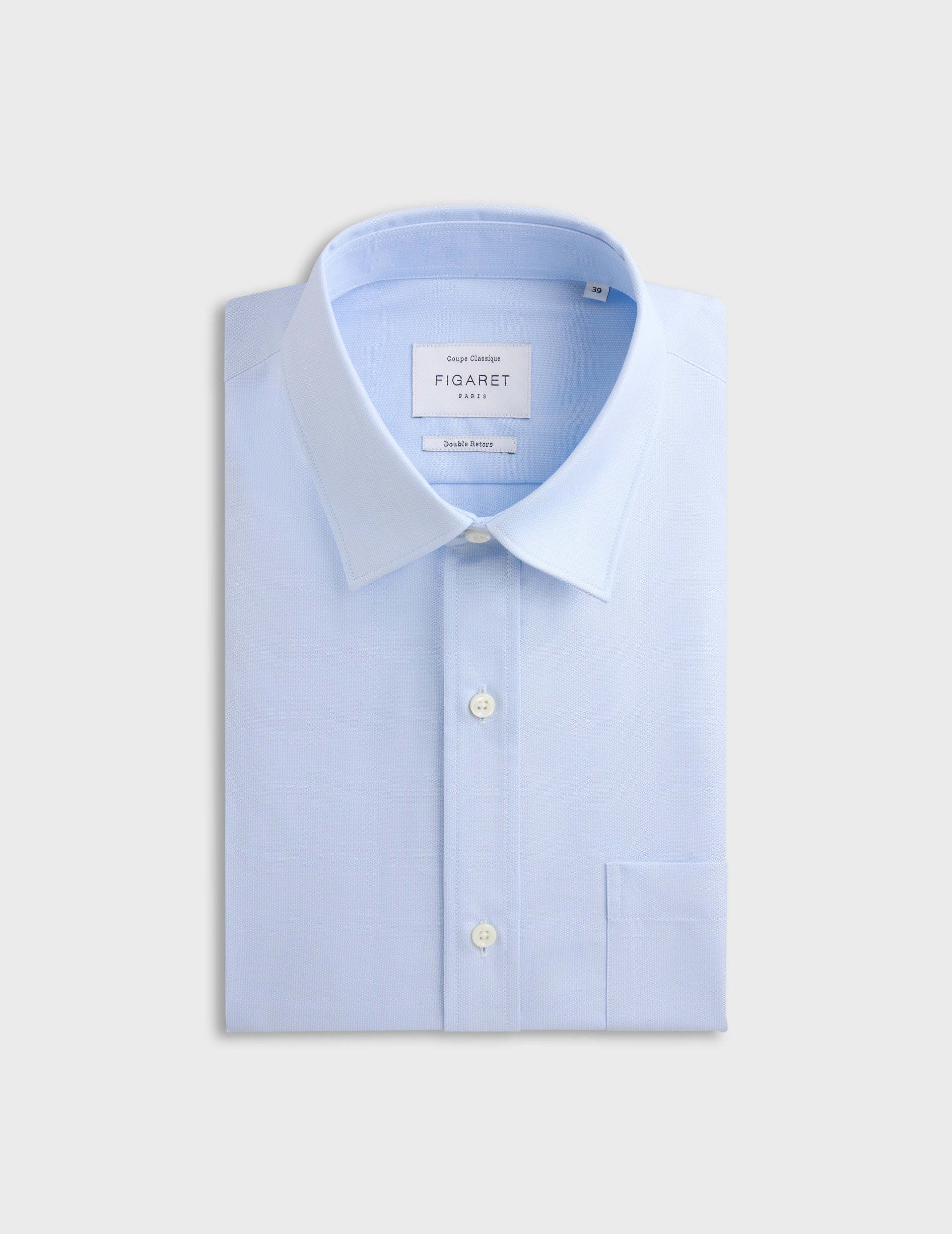 Classic blue shirt