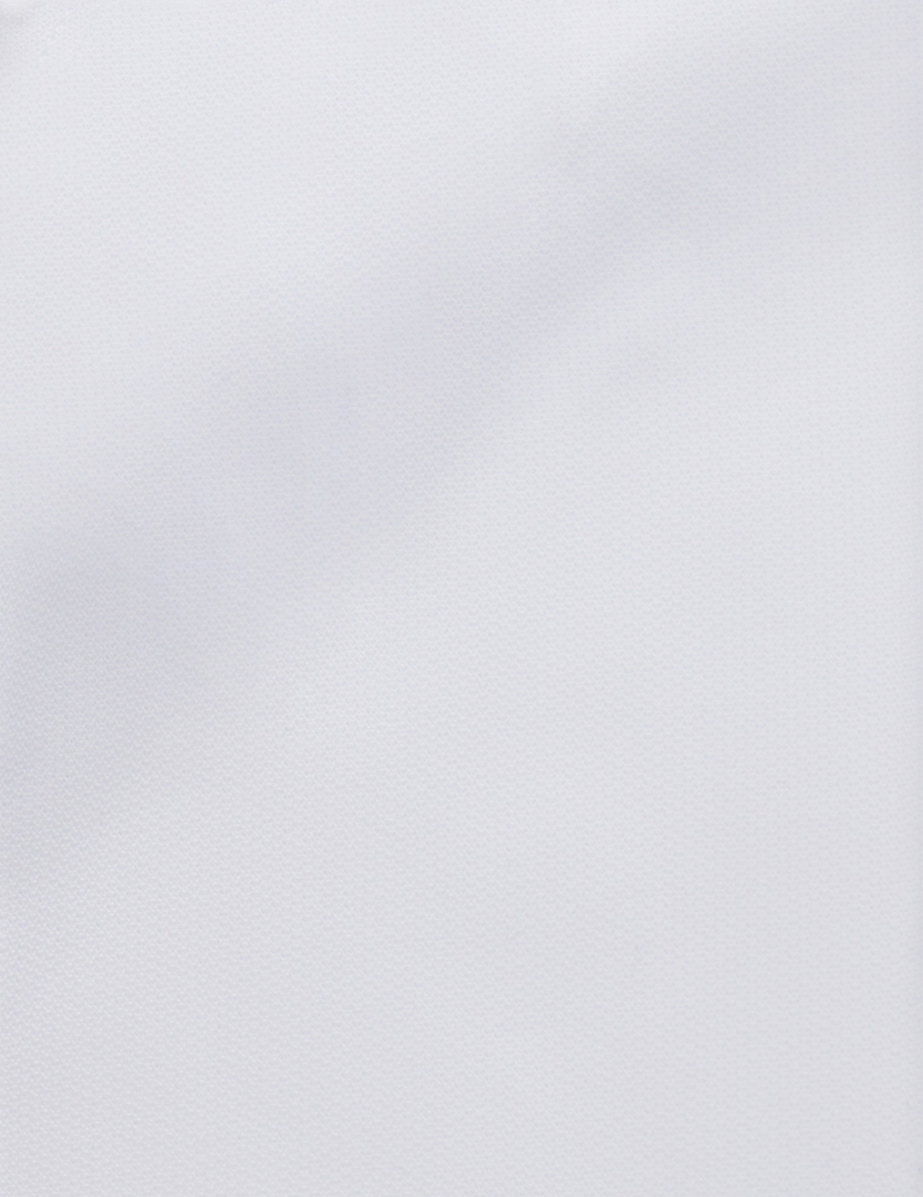 Semi-fitted white shirt - Dobby - Figaret Collar - French Cuffs