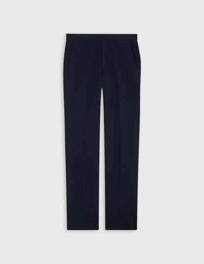 Navy cotton Maxence chinos
