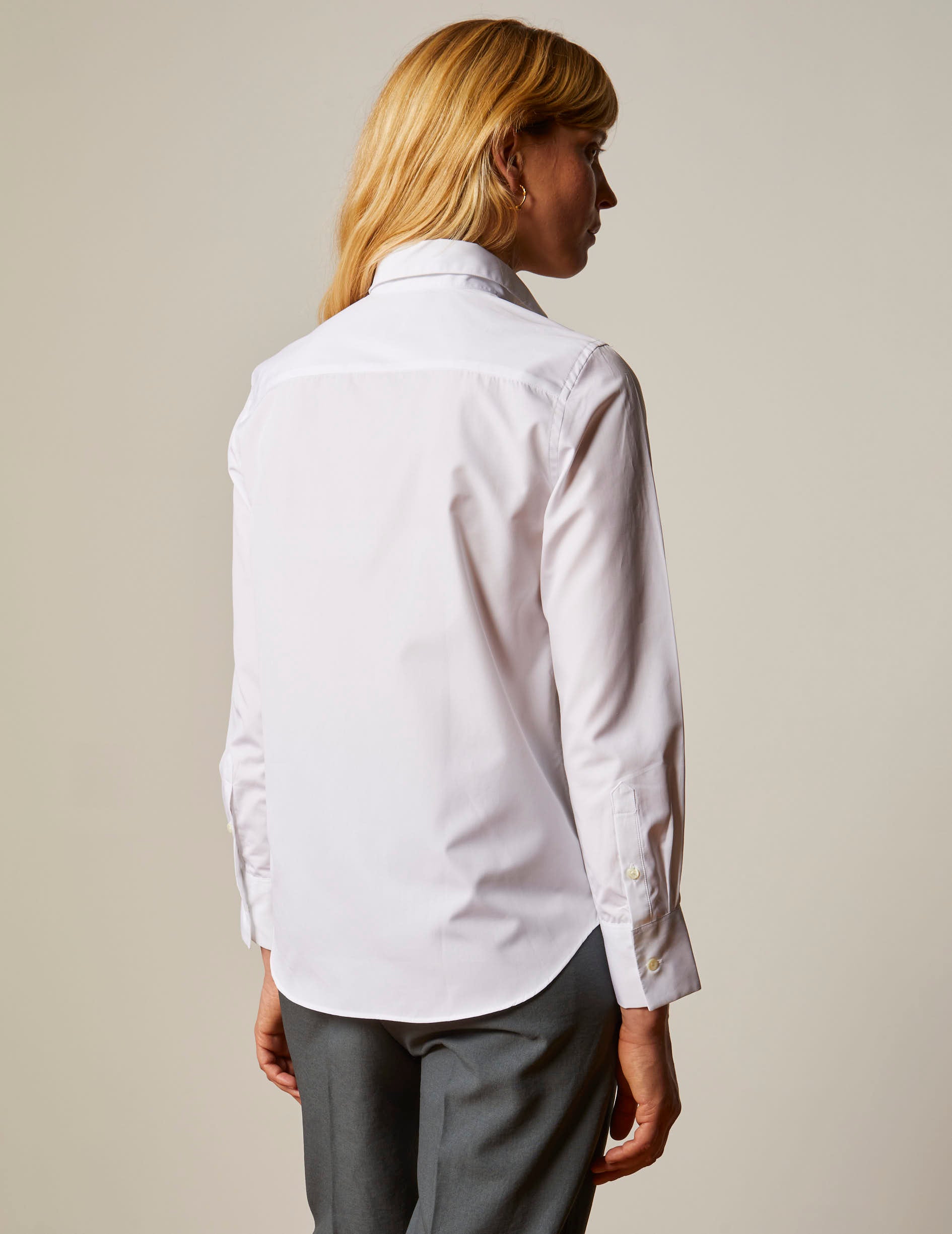 white Caroline shirt - Poplin