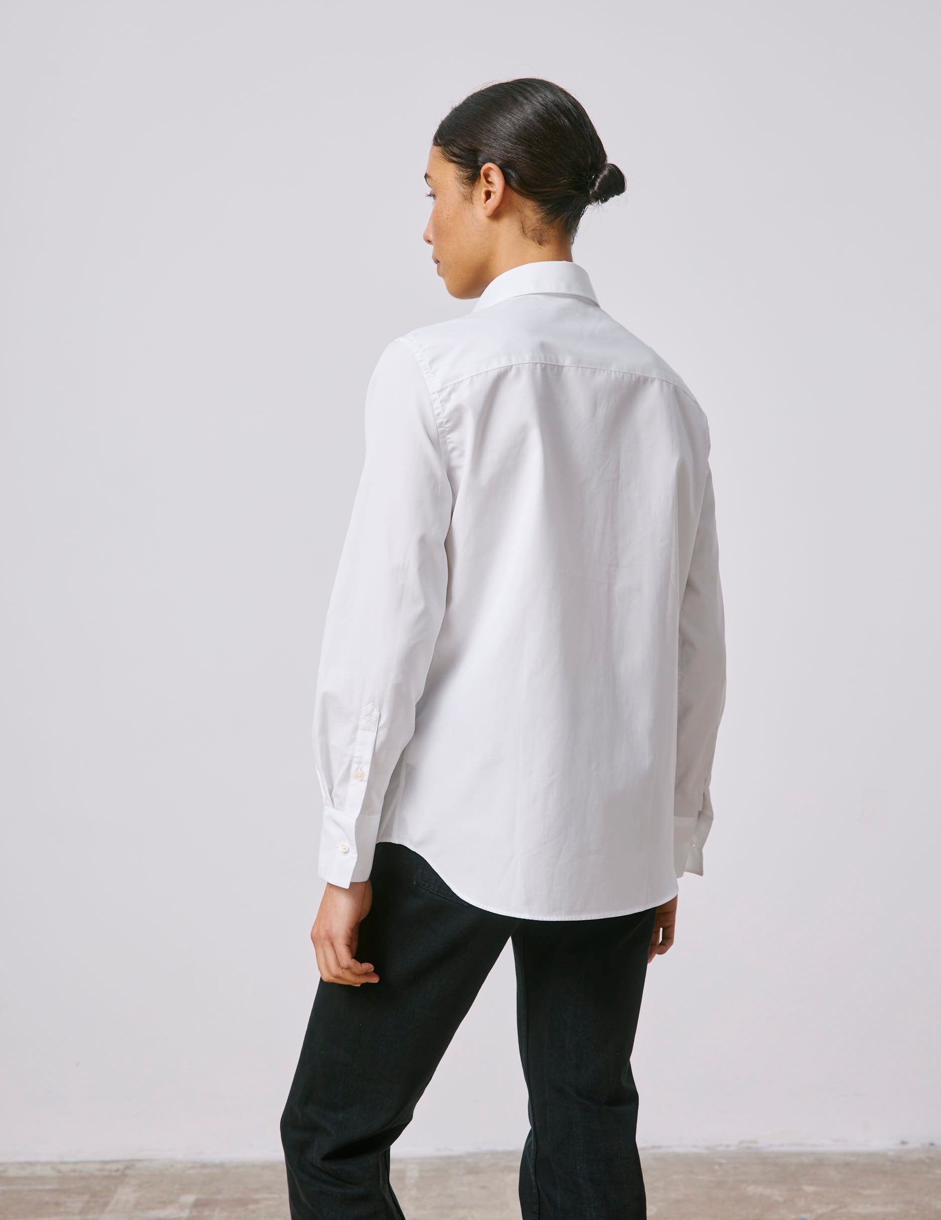white Caroline shirt - Poplin