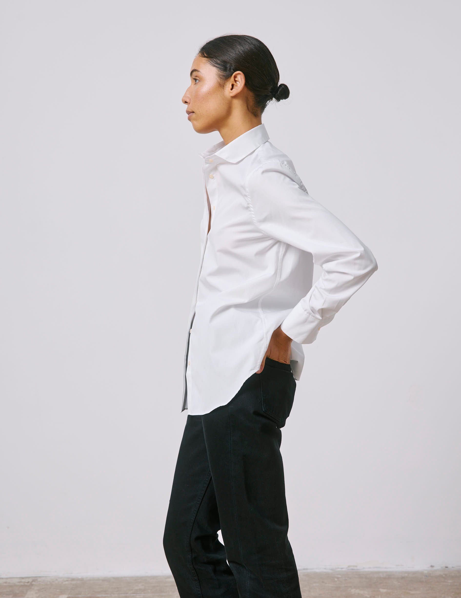 white Caroline shirt - Poplin