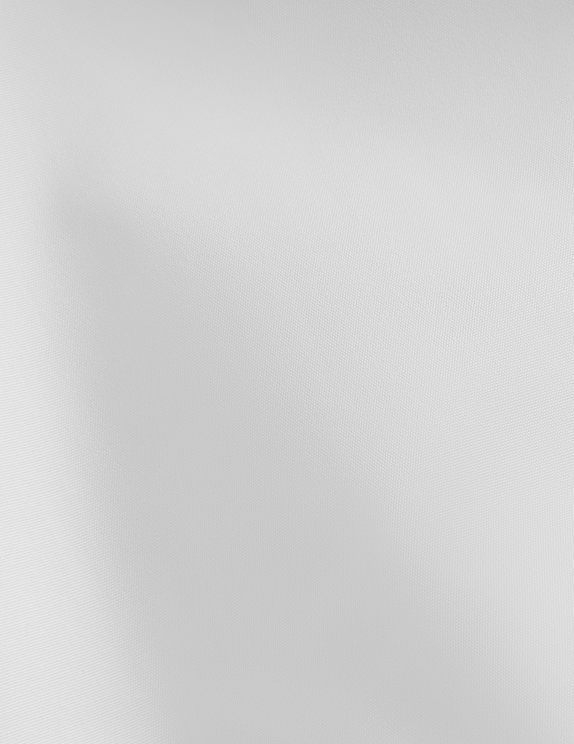 Semi-fitted white shirt - Poplin - Figaret Collar