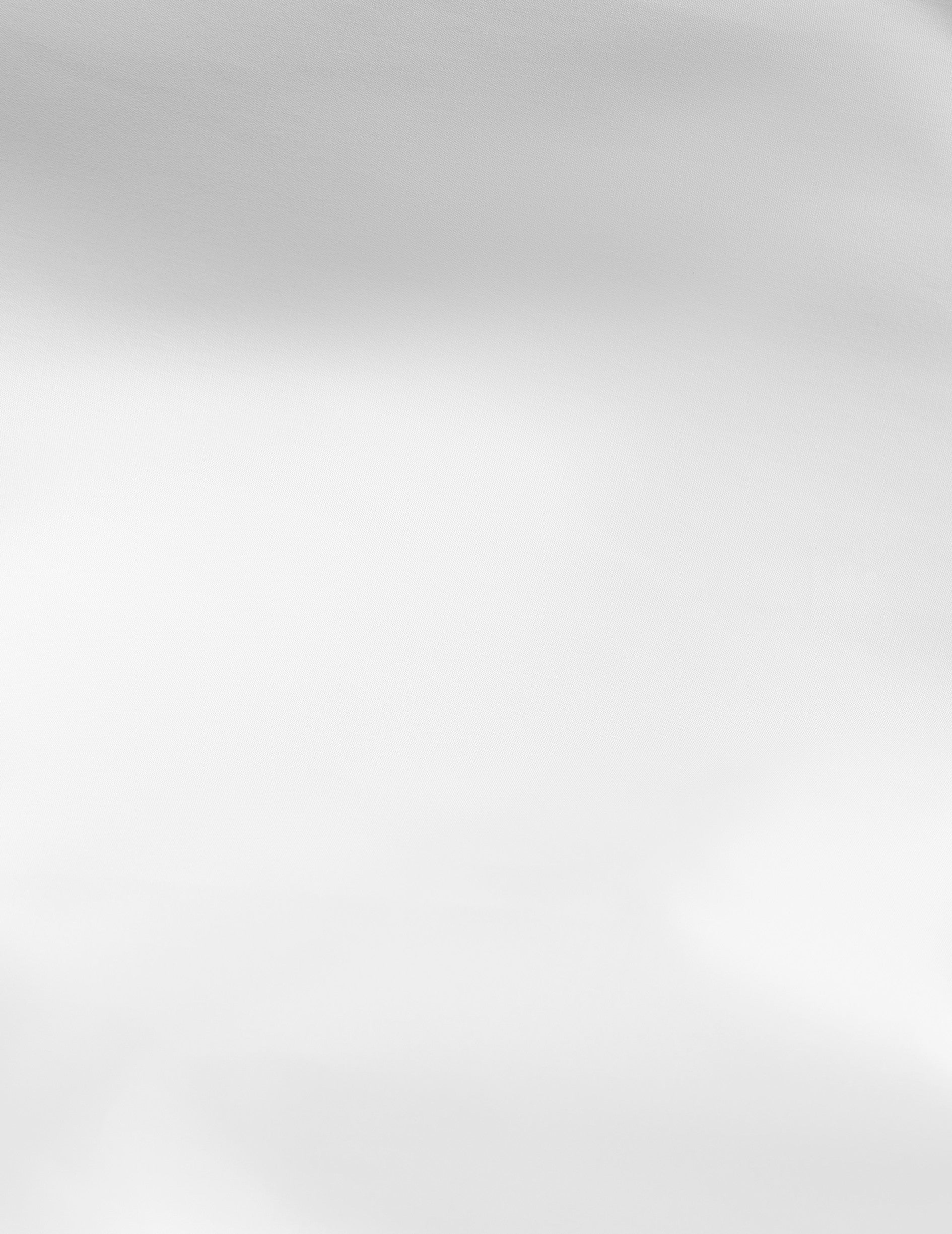 Semi-fitted white shirt - Poplin - Italian Collar