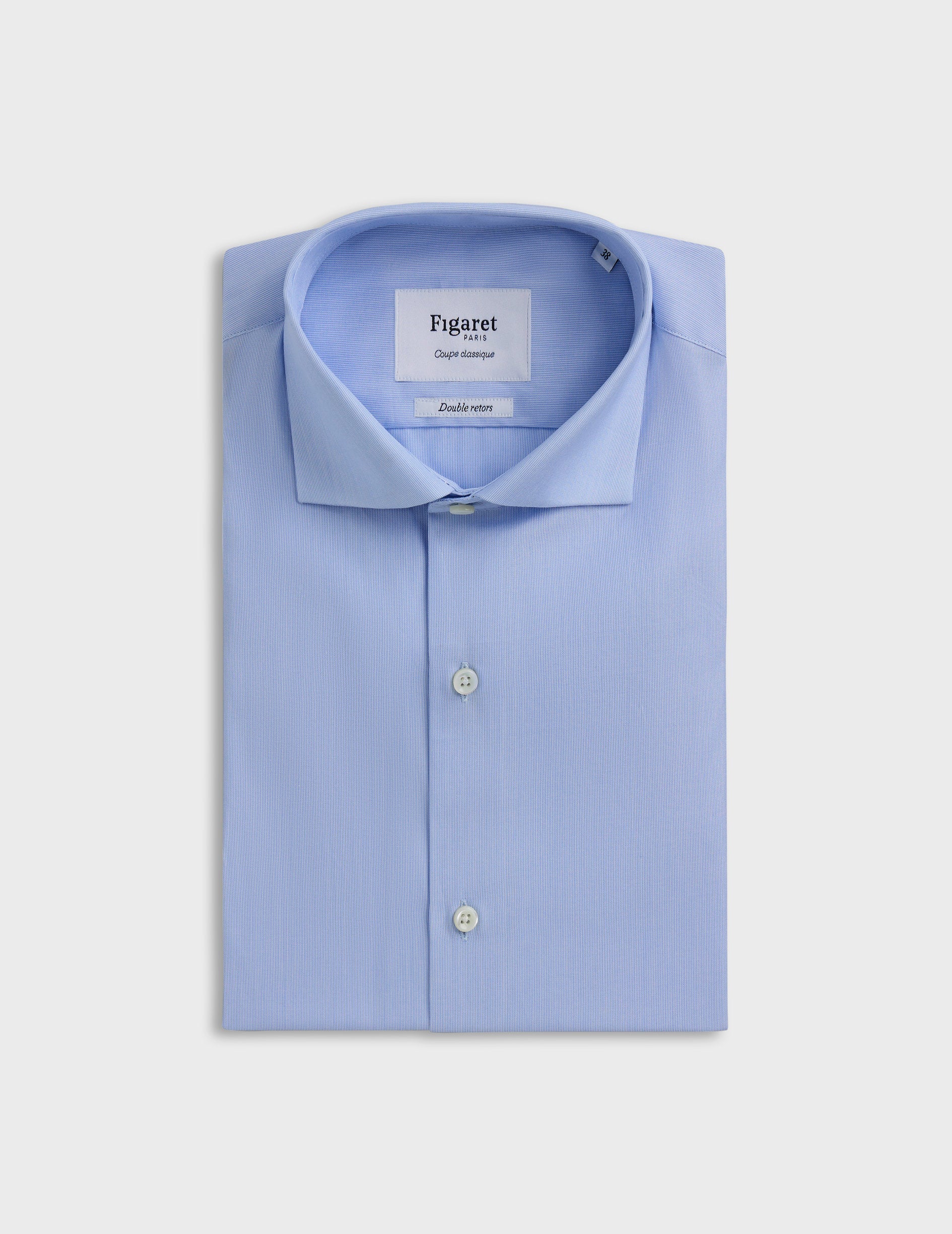 Classic blue striped shirt