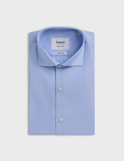 Classic blue striped shirt