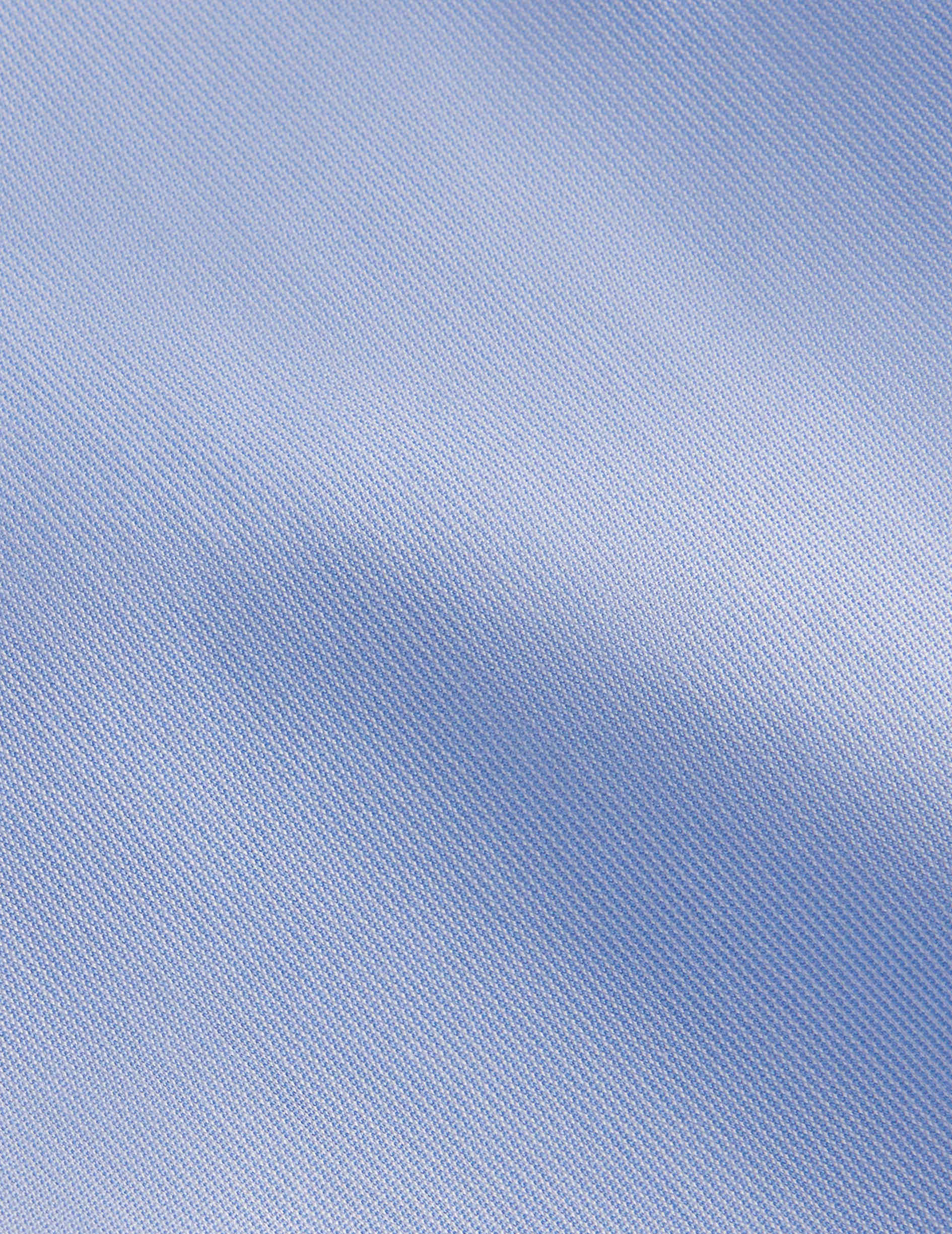 Classic blue striped shirt - Poplin - Italian Collar