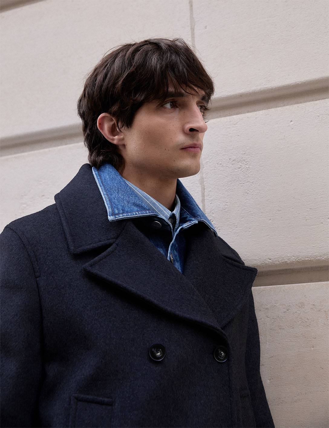 Martin navy wool peacoat