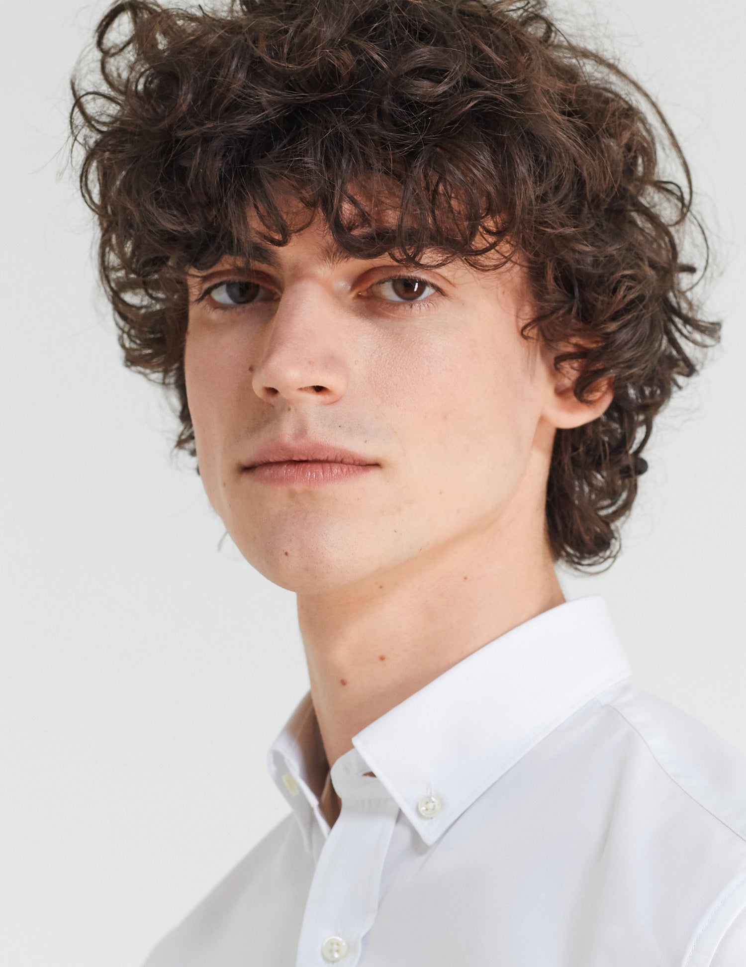 Classic white short sleeve shirt - Poplin - American Collar#6