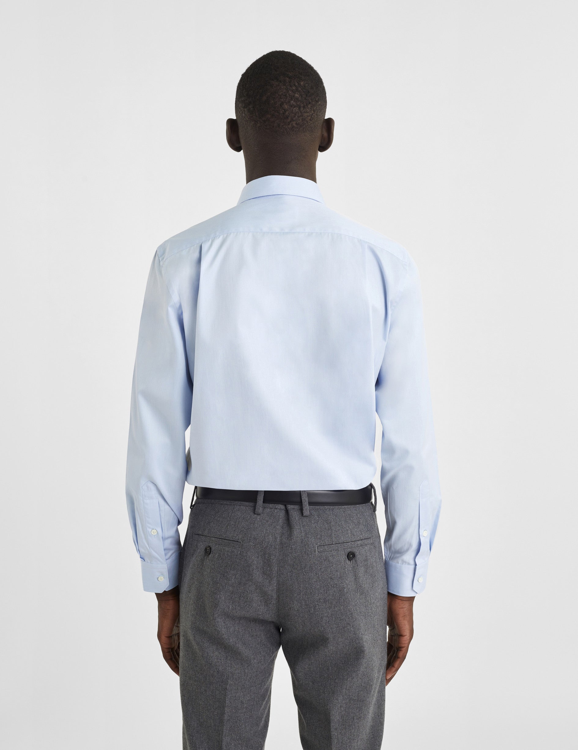 Classic blue shirt - Twill - Figaret Collar