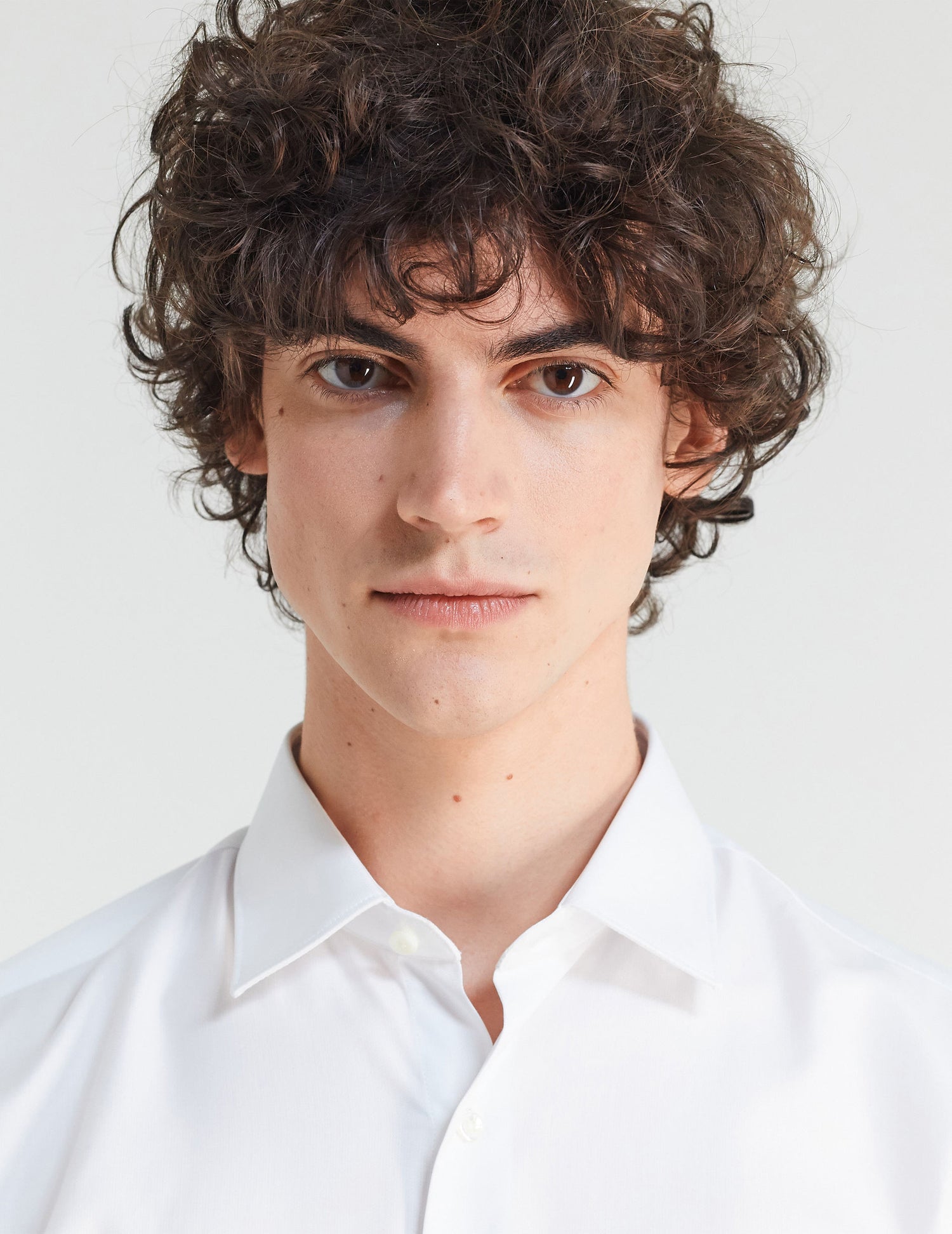 Semi-fitted white shirt - Dobby - Figaret Collar#6