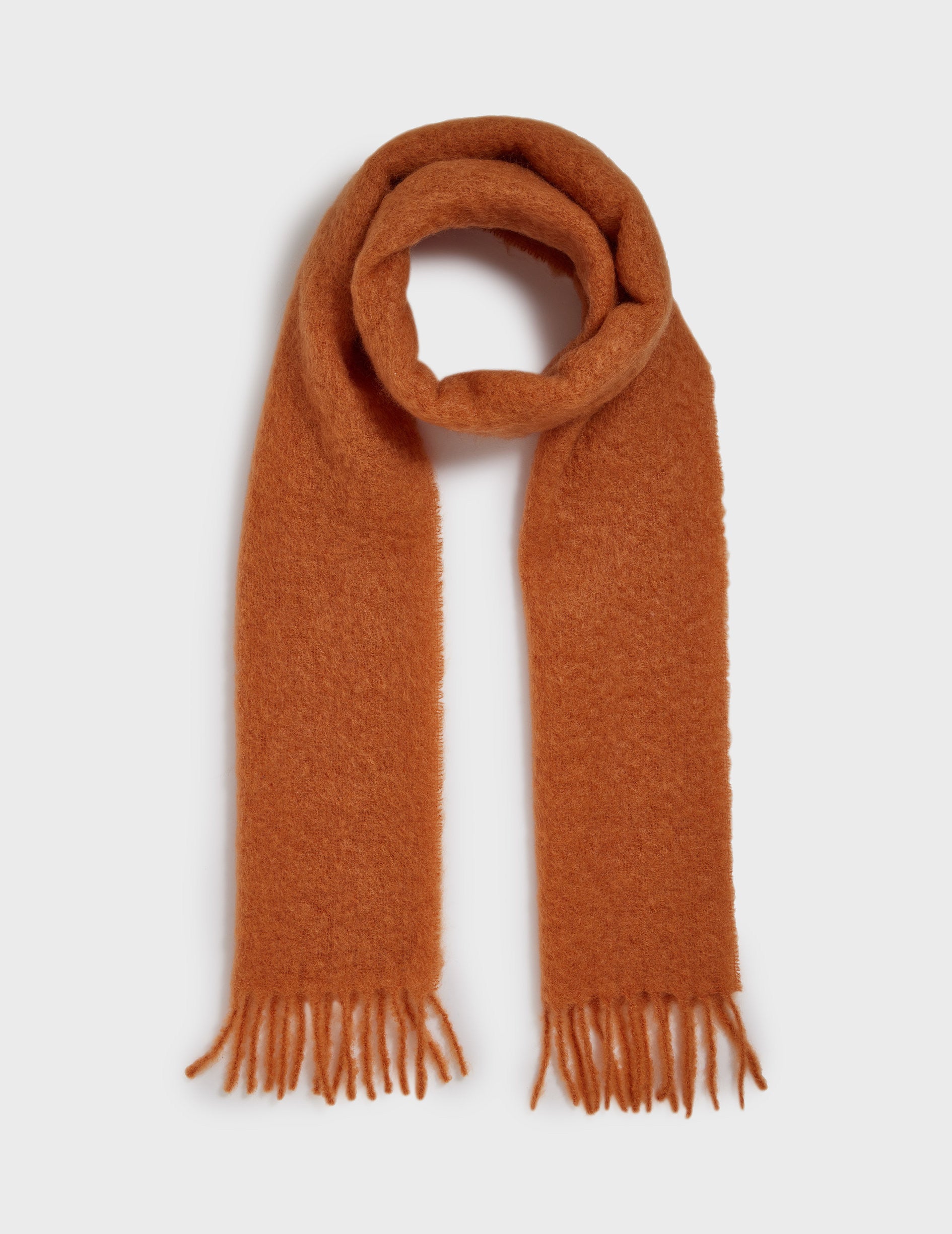 orange scarf