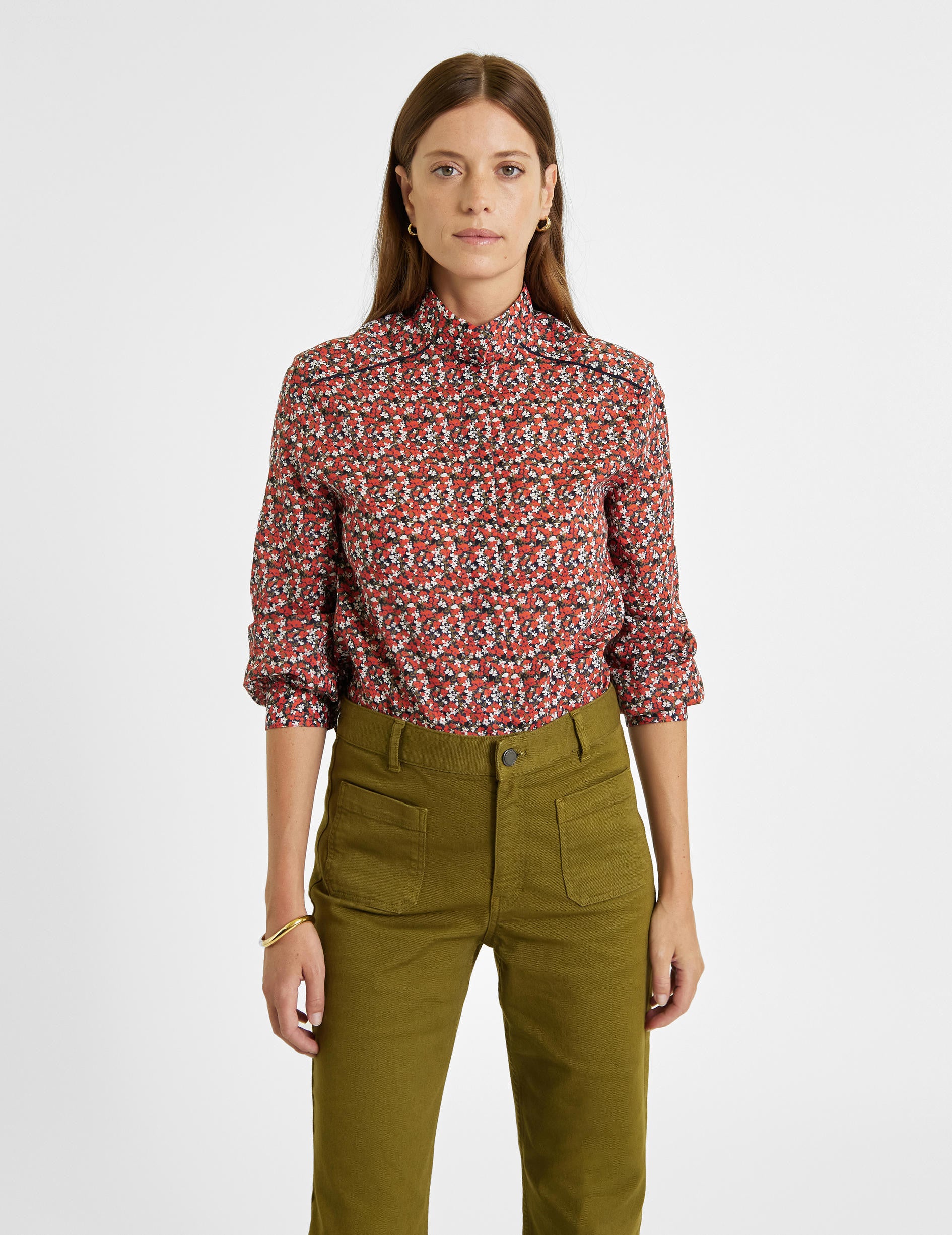 Erina liberty print shirt - Poplin