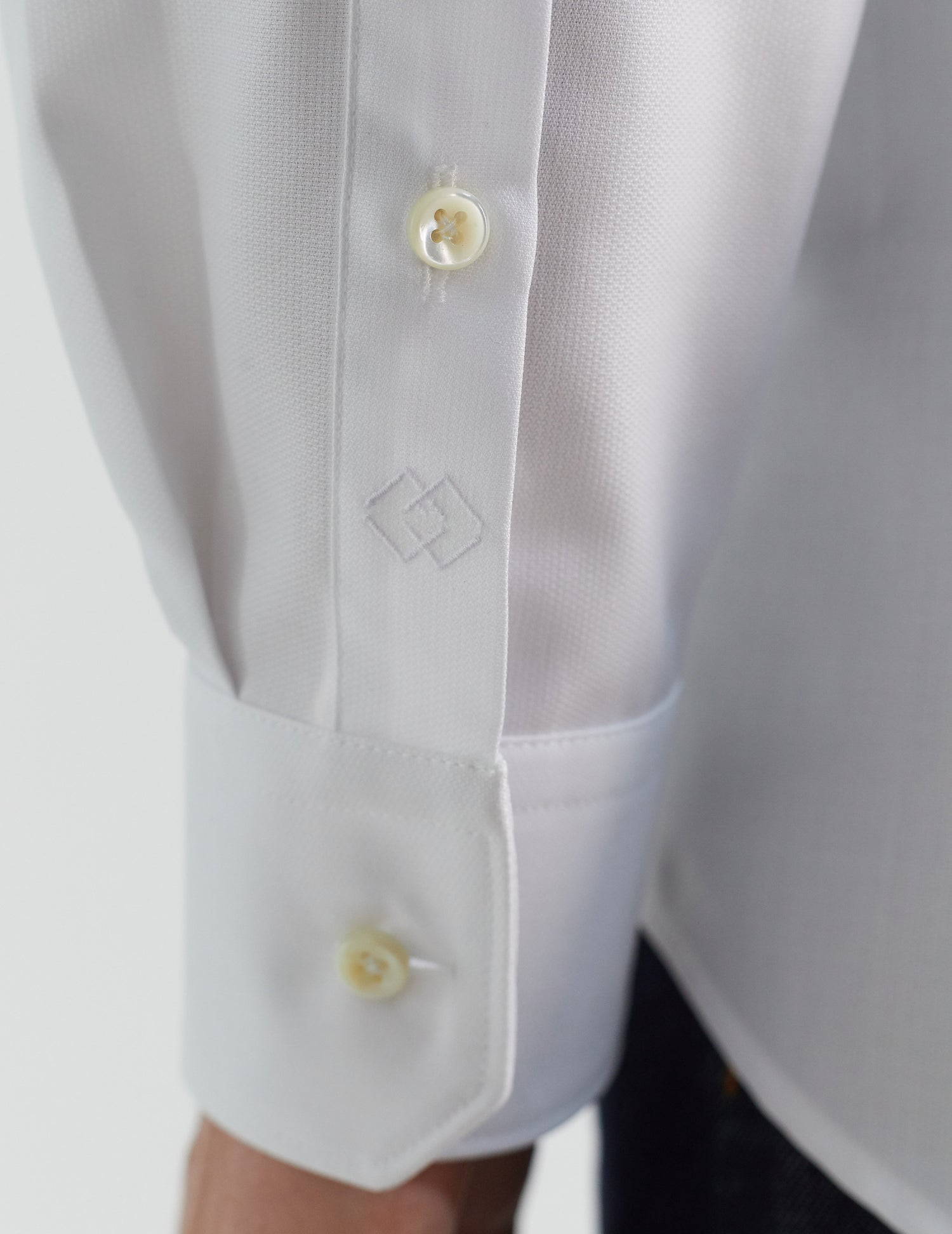 Classic white shirt - Dobby - Figaret Collar#7