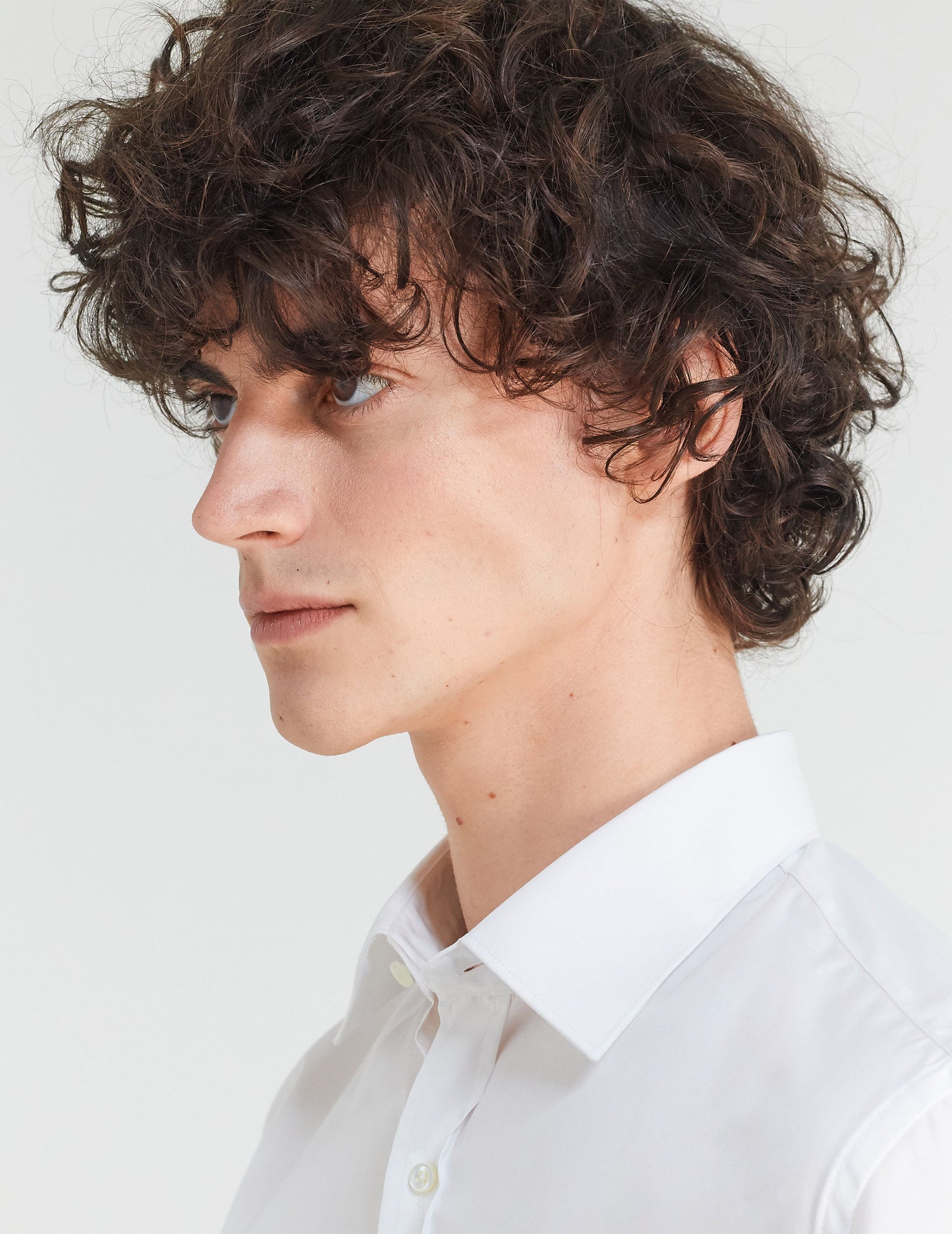 Classic white easy-iron Shirt - Poplin - Figaret Collar - Easy-iron#6