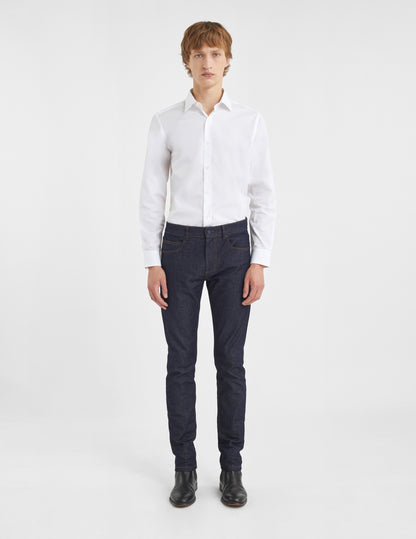 Semi-fitted white Prestige shirt