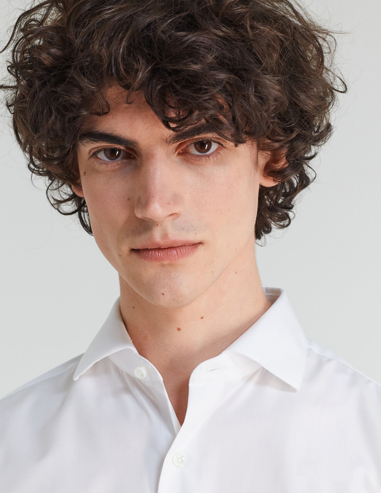 Classic white easy-iron shirt - Poplin - Italian Collar - Easy-iron#5