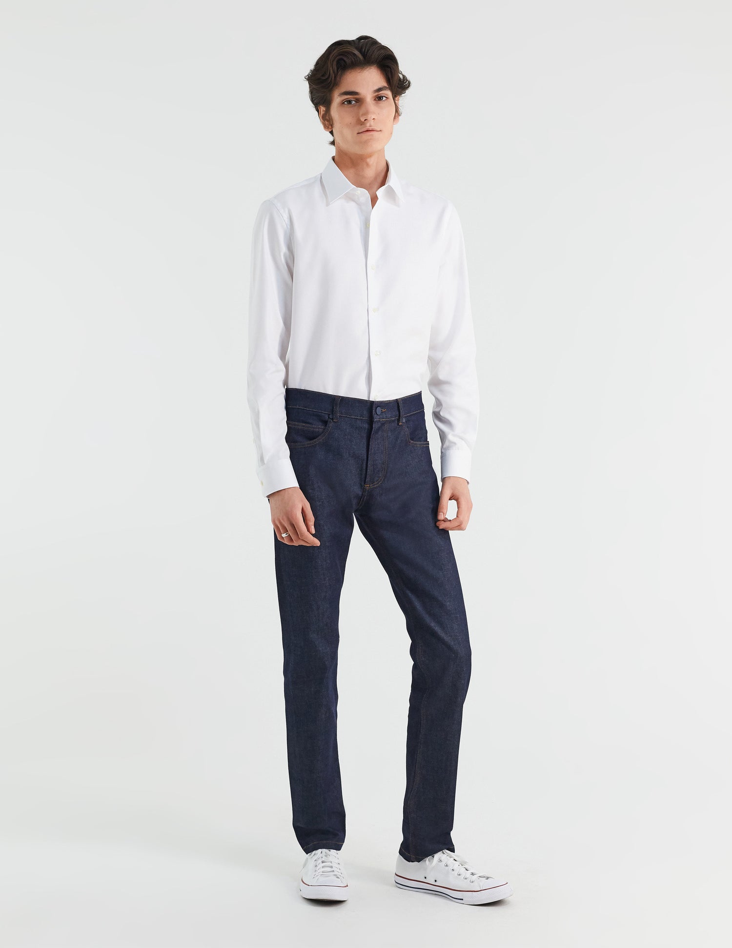 Fitted white shirt - Dobby - Figaret Collar#5