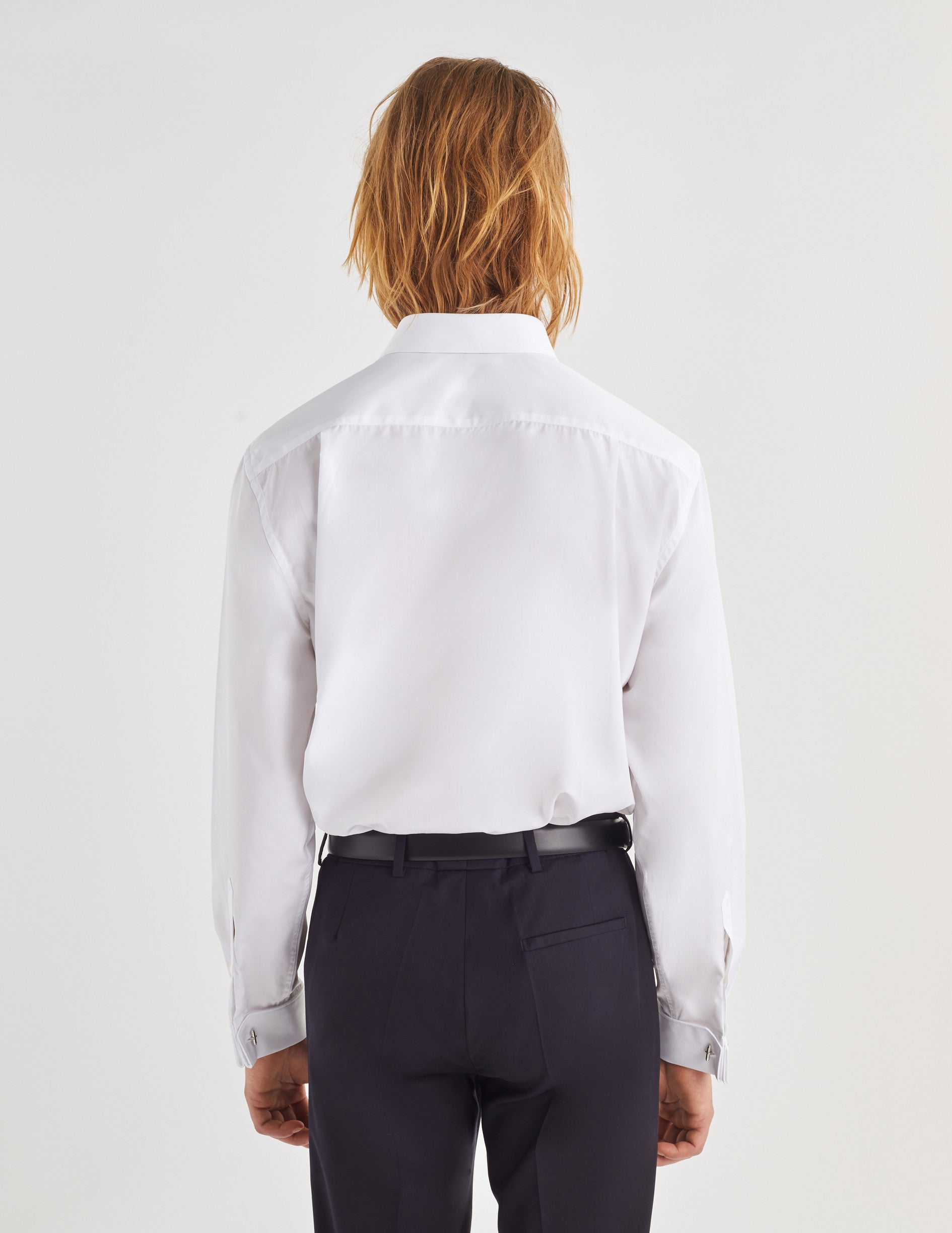 Classic white shirt - Poplin - Figaret Collar - French Cuffs