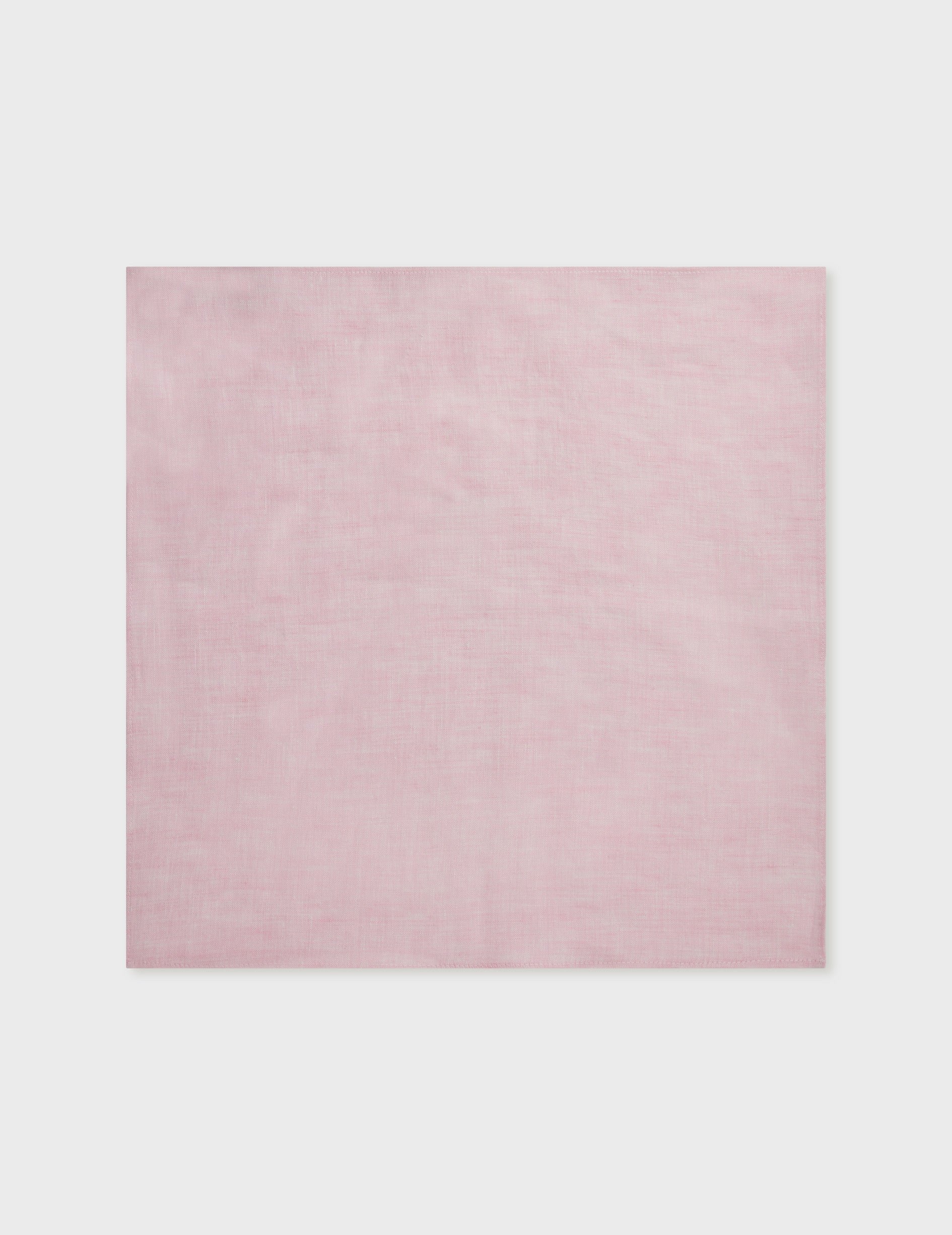 pink linen pocket square